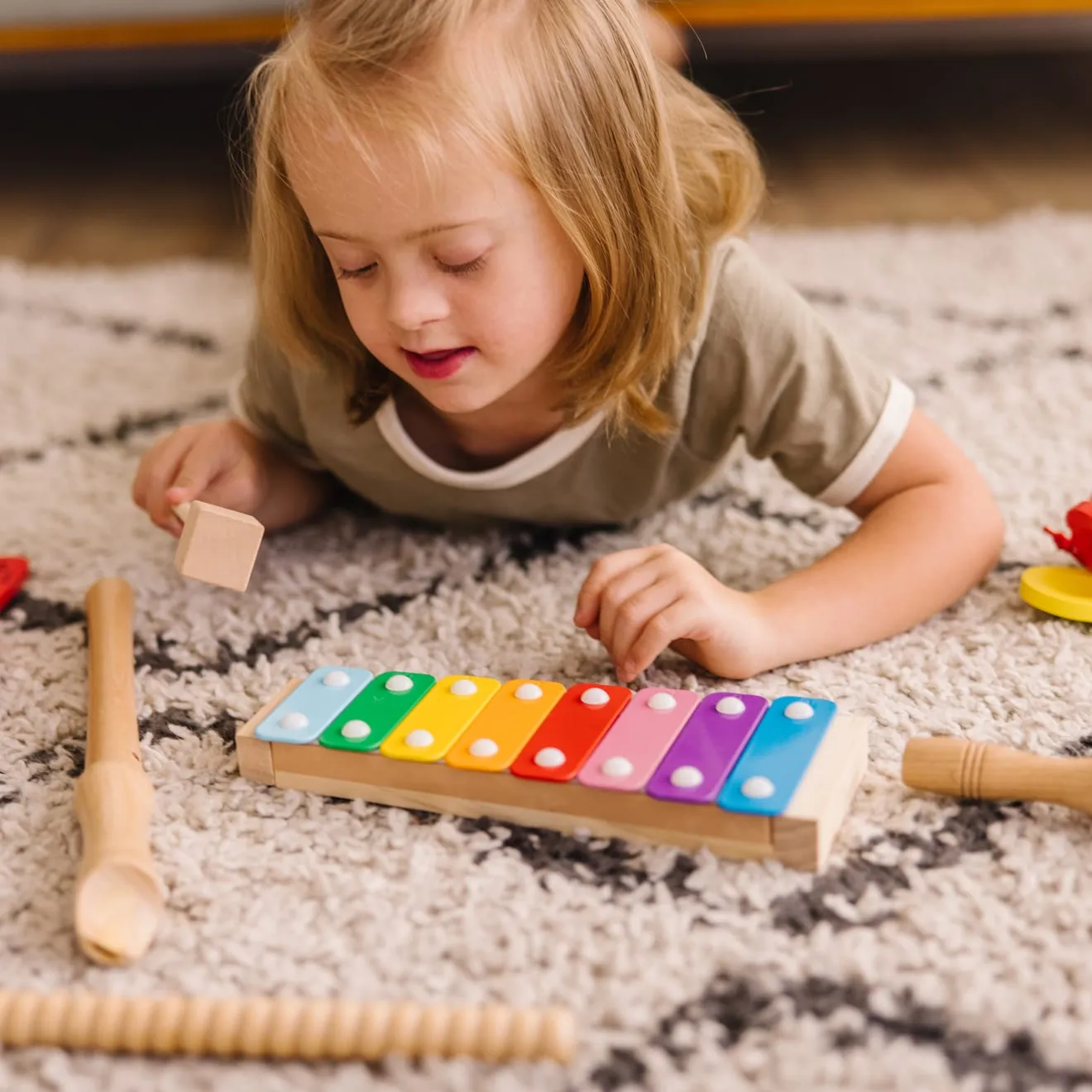 Melissa & Doug Deluxe Band muziekinstrumenten 11-delig hout