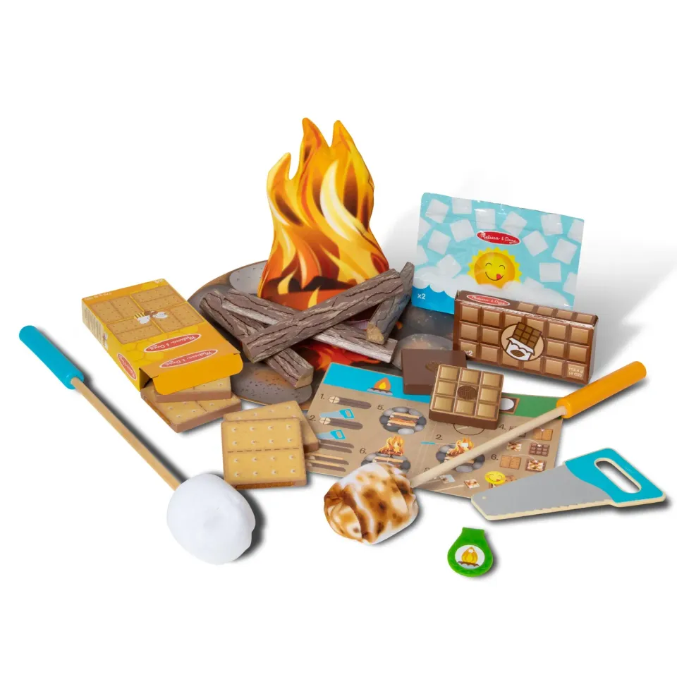 Melissa & Doug Let's Explore Campfire S'Mores speelset 23-delig