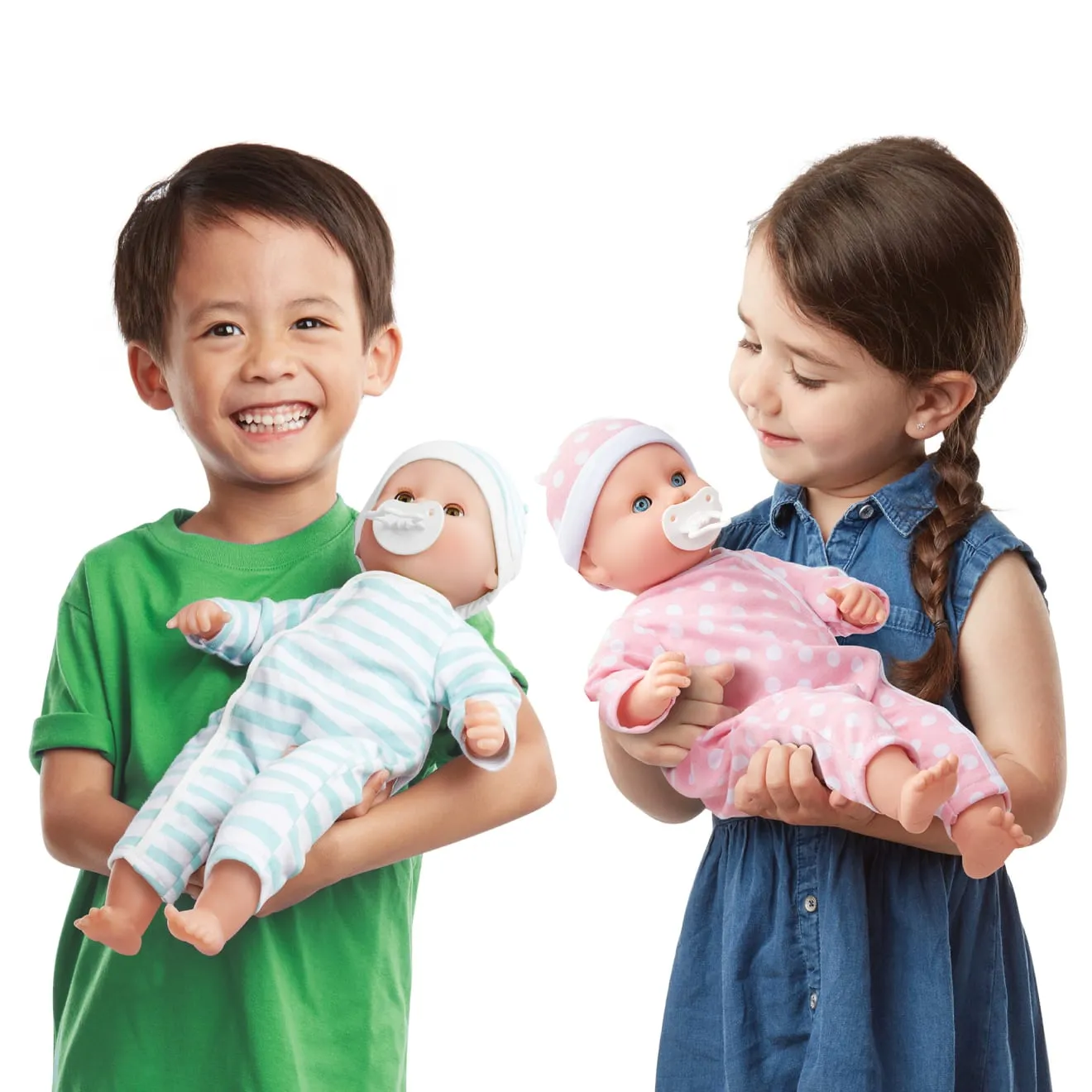 Melissa & Doug Mine to Love Twins Luke & Lucy poppen 38cm