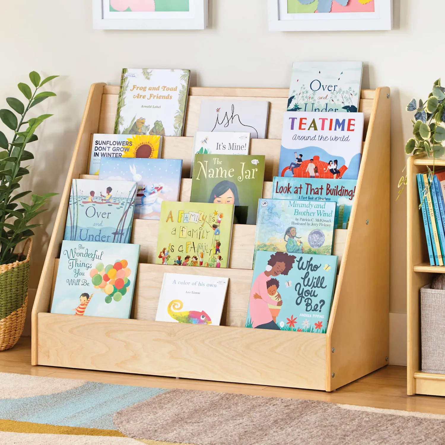 Guidecraft EdQ Book Display boekenkast wit