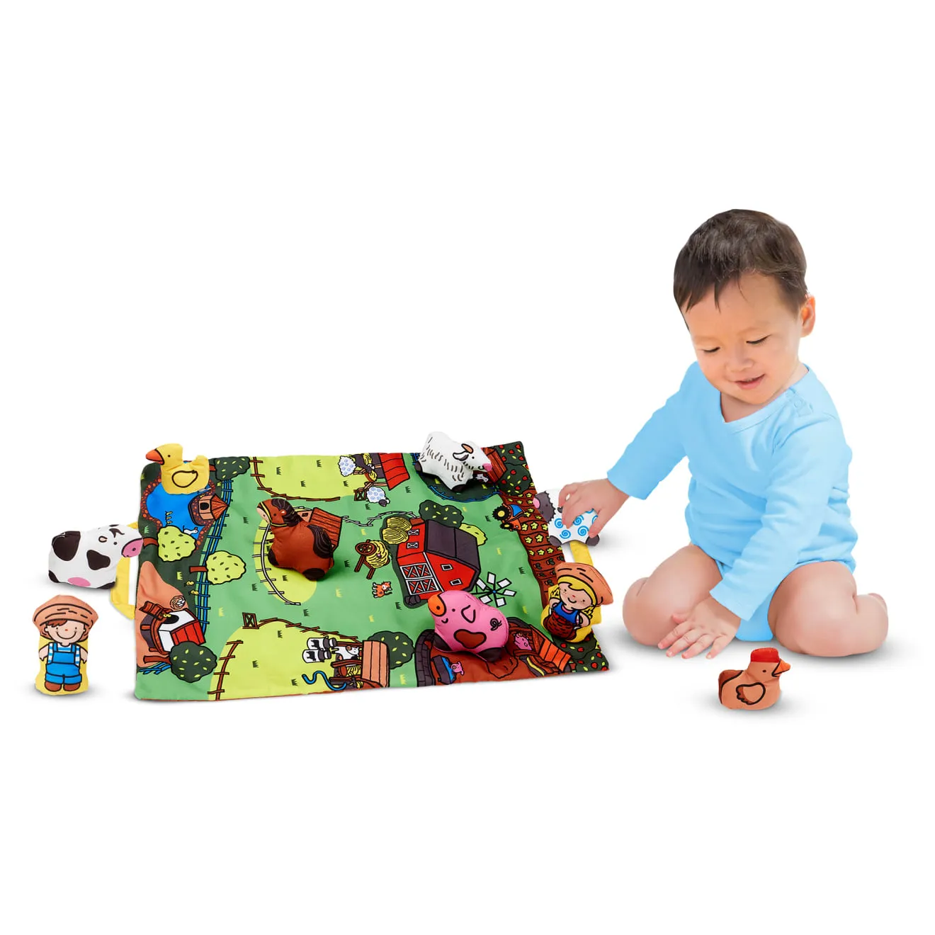 Melissa & Doug K's Kids speelkleed boerderij met knuffels