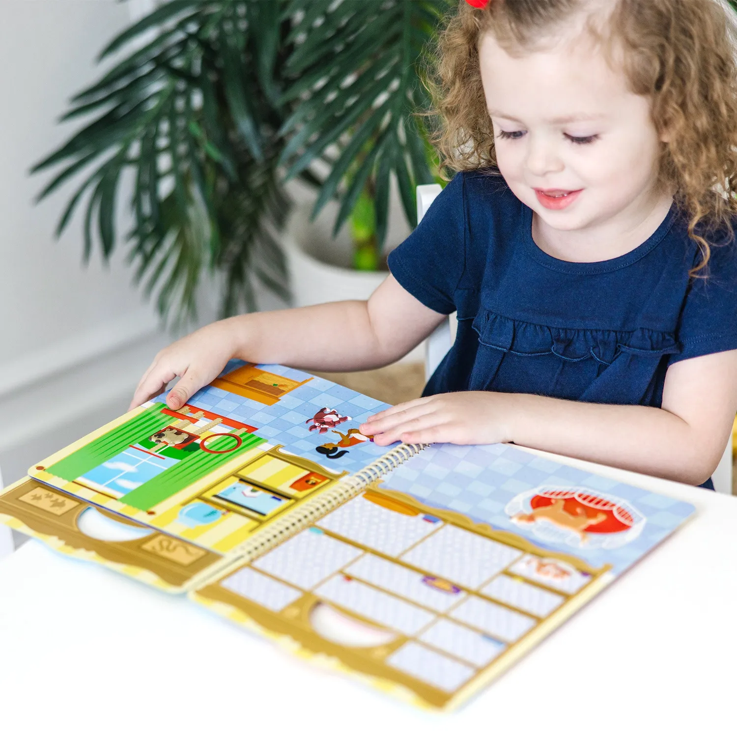 Melissa & Doug Pet Place puffy stickerboek herbruikbaar