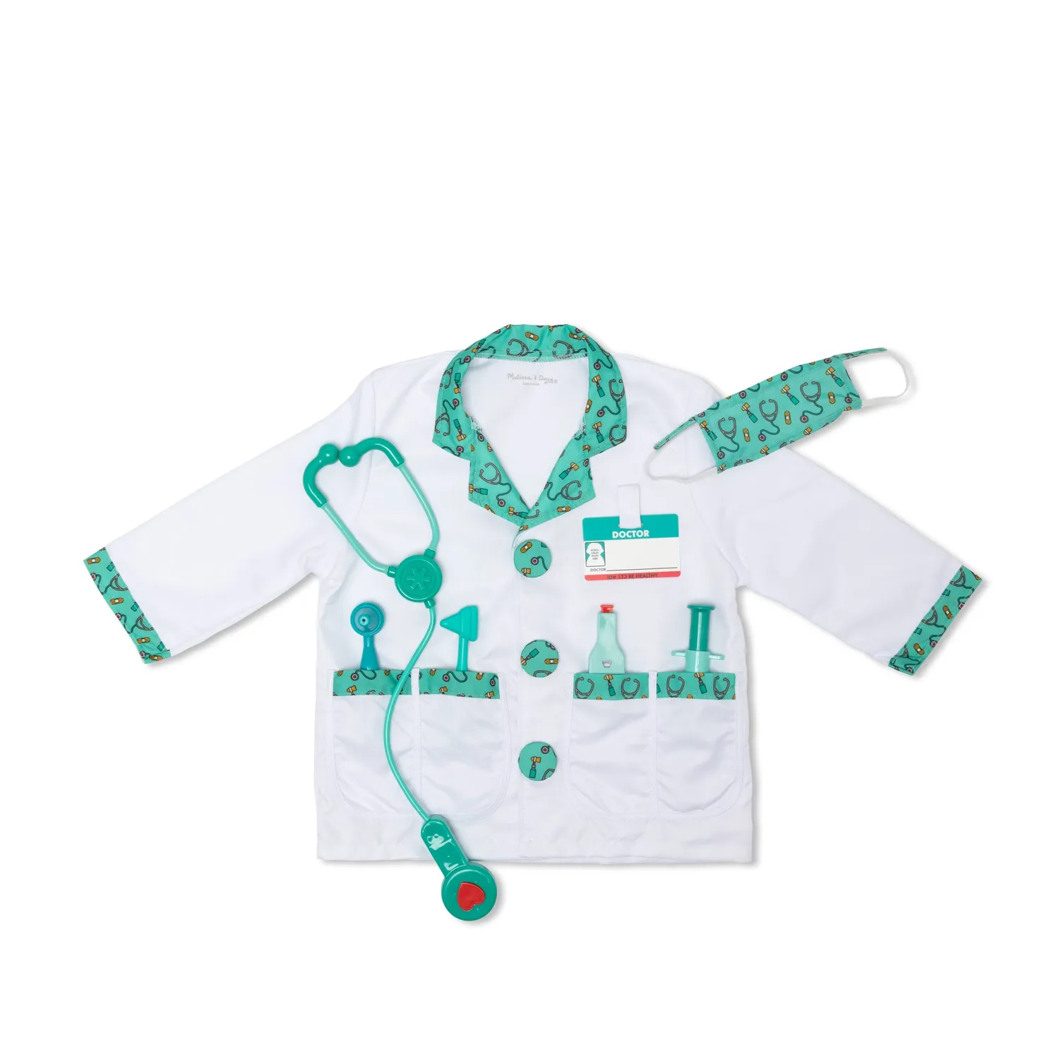 Melissa & Doug Doctor Costume dokterskostuum 3-6 jaar 8-delig