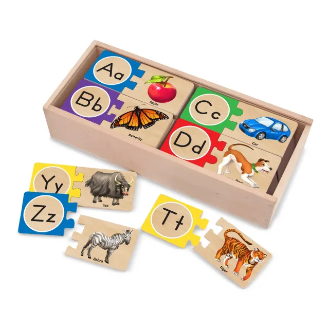 Melissa & Doug Self-Correcting Letter Puzzles letterpuzzel