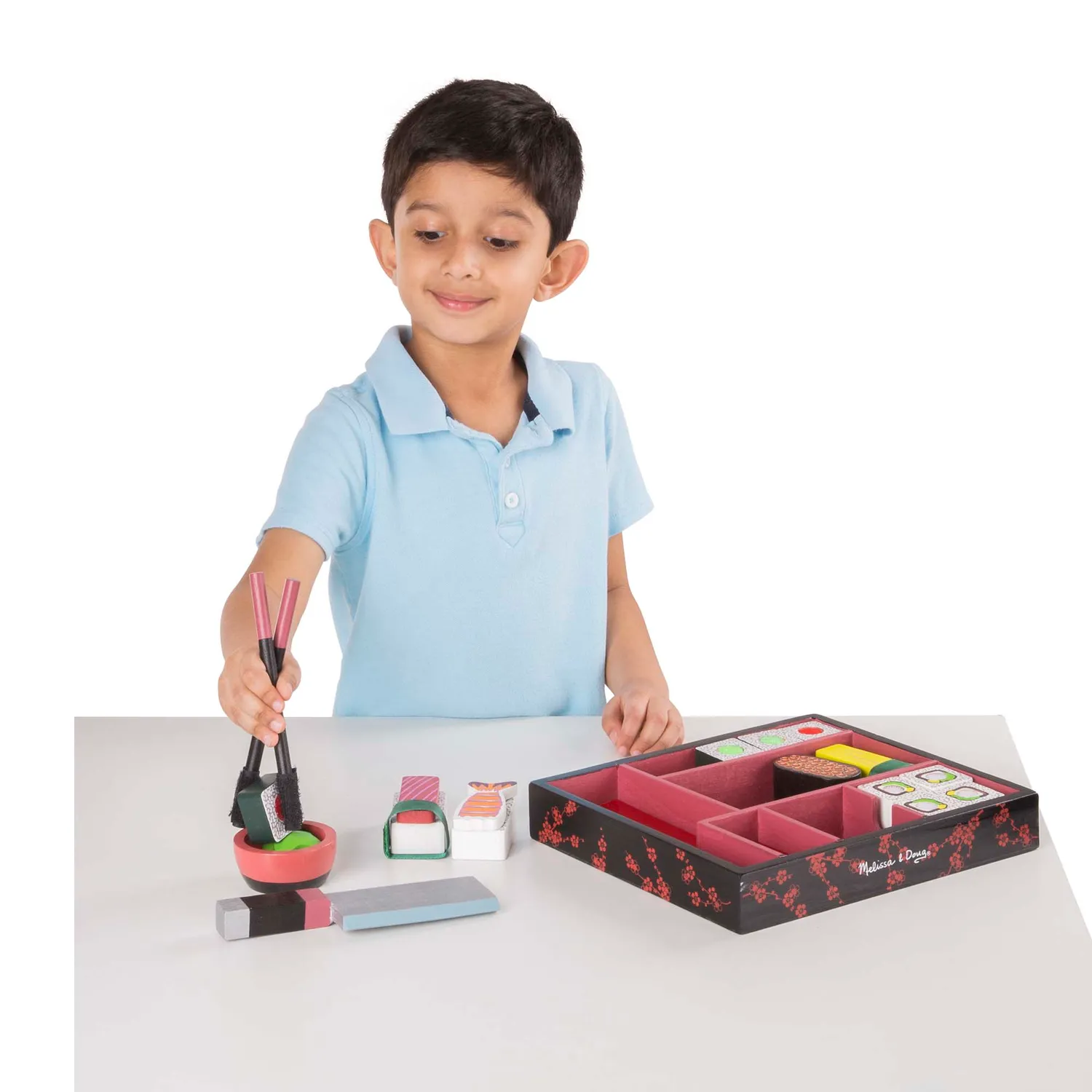 Melissa & Doug Sushi Slicing houten speelset 24-delig