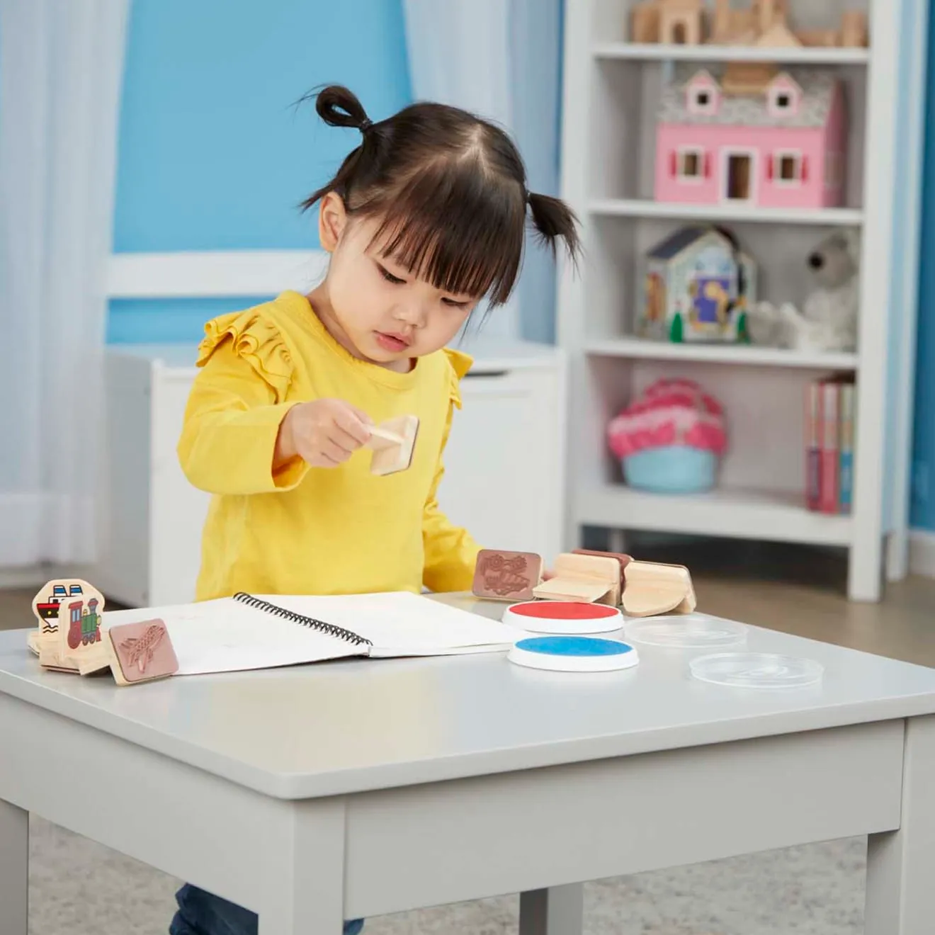 Melissa & Doug My First voertuigen stempelset 8 stuks
