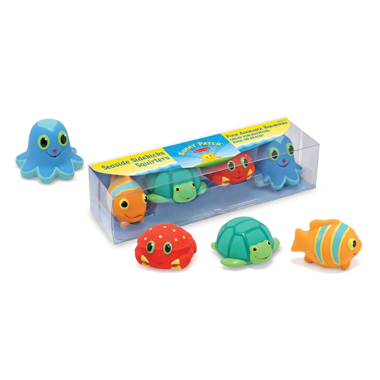 Melissa & Doug Seaside Sidekicks spuitdiertjes water 4 stuks