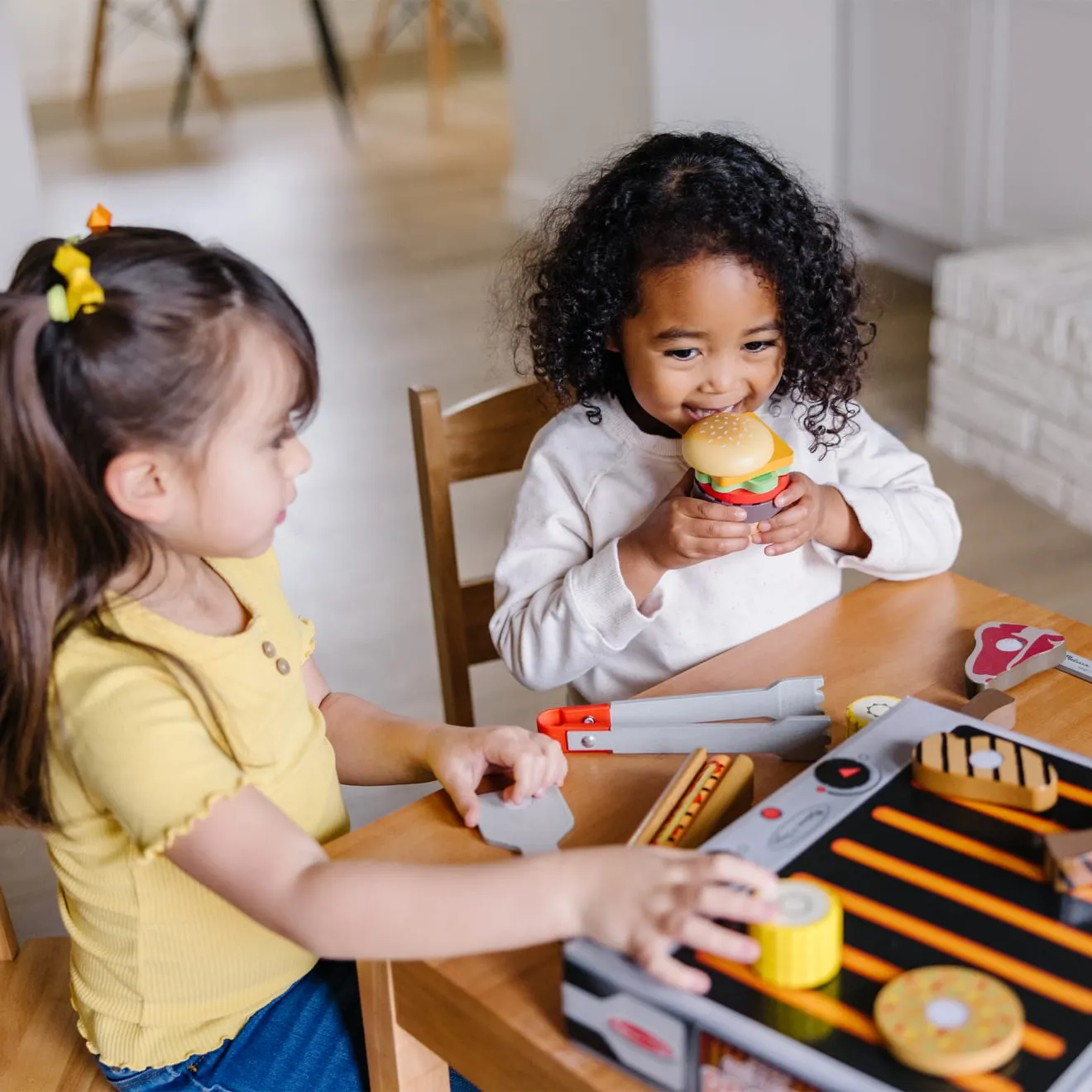 Melissa & Doug Grill & Serve BBQ speelset 20-delig hout