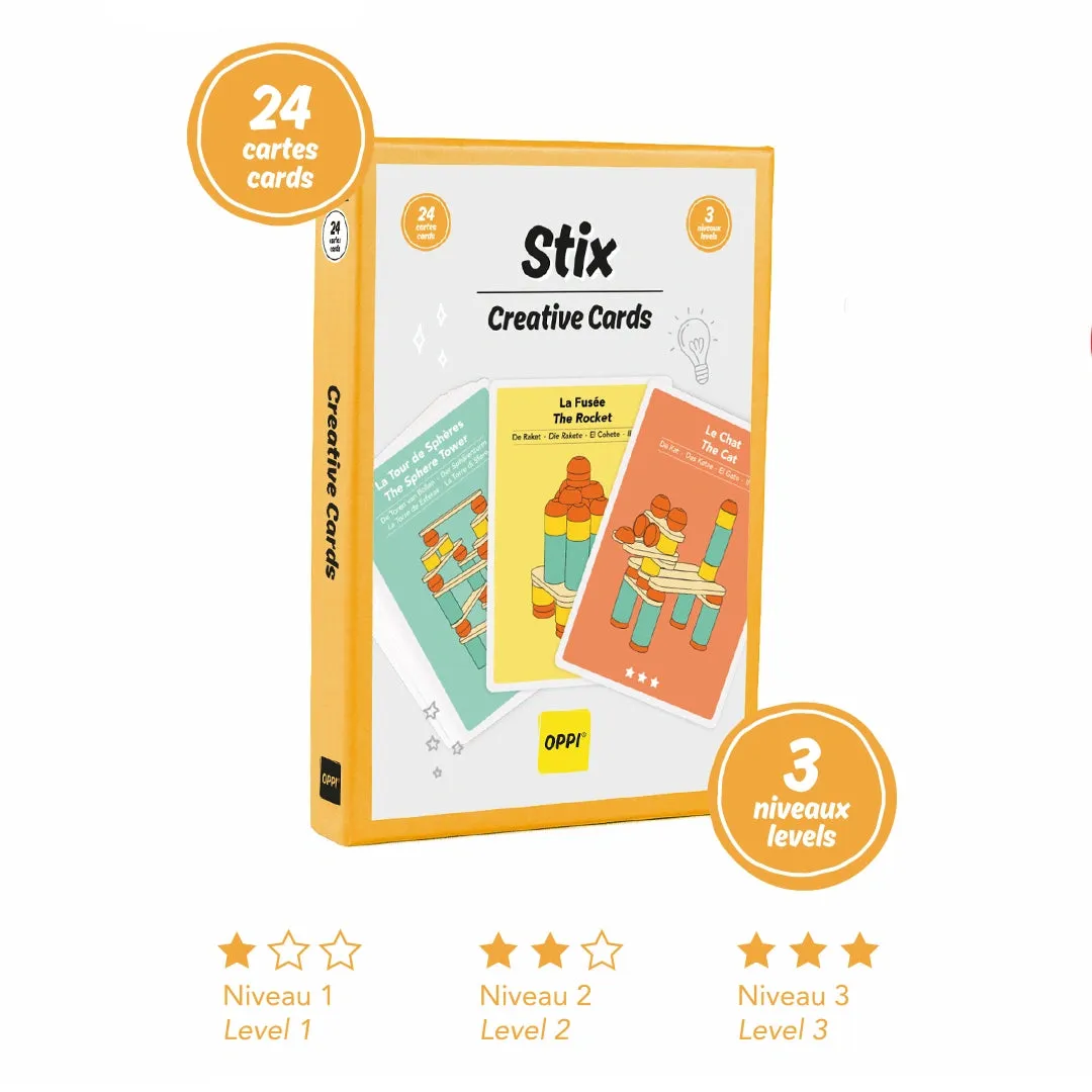 OPPI Stix creatieve kaarten 24 stuks voorbeelden