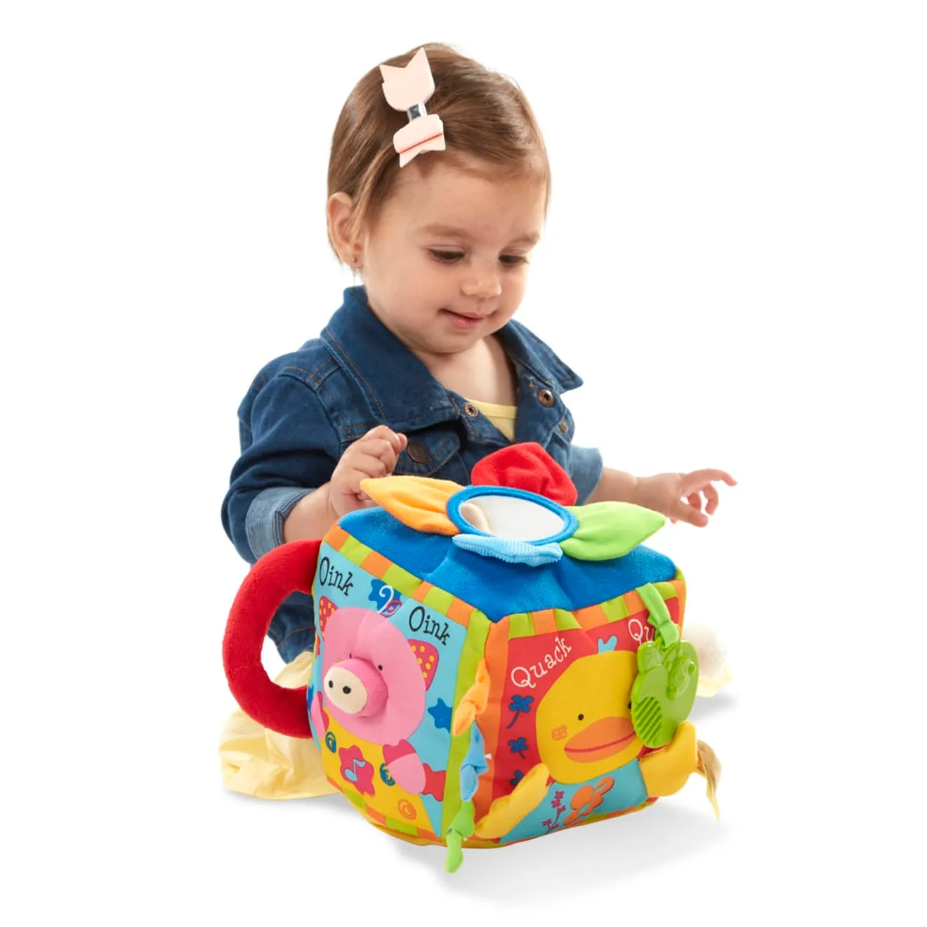 Melissa & Doug K's Kids Musical Farmyard Cube muziekblok baby