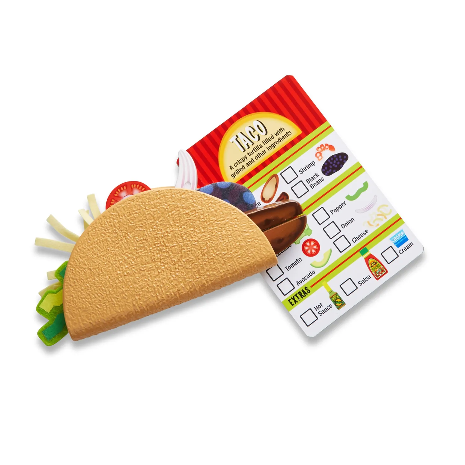 Melissa & Doug Fill & Fold Taco speelset 43-delig