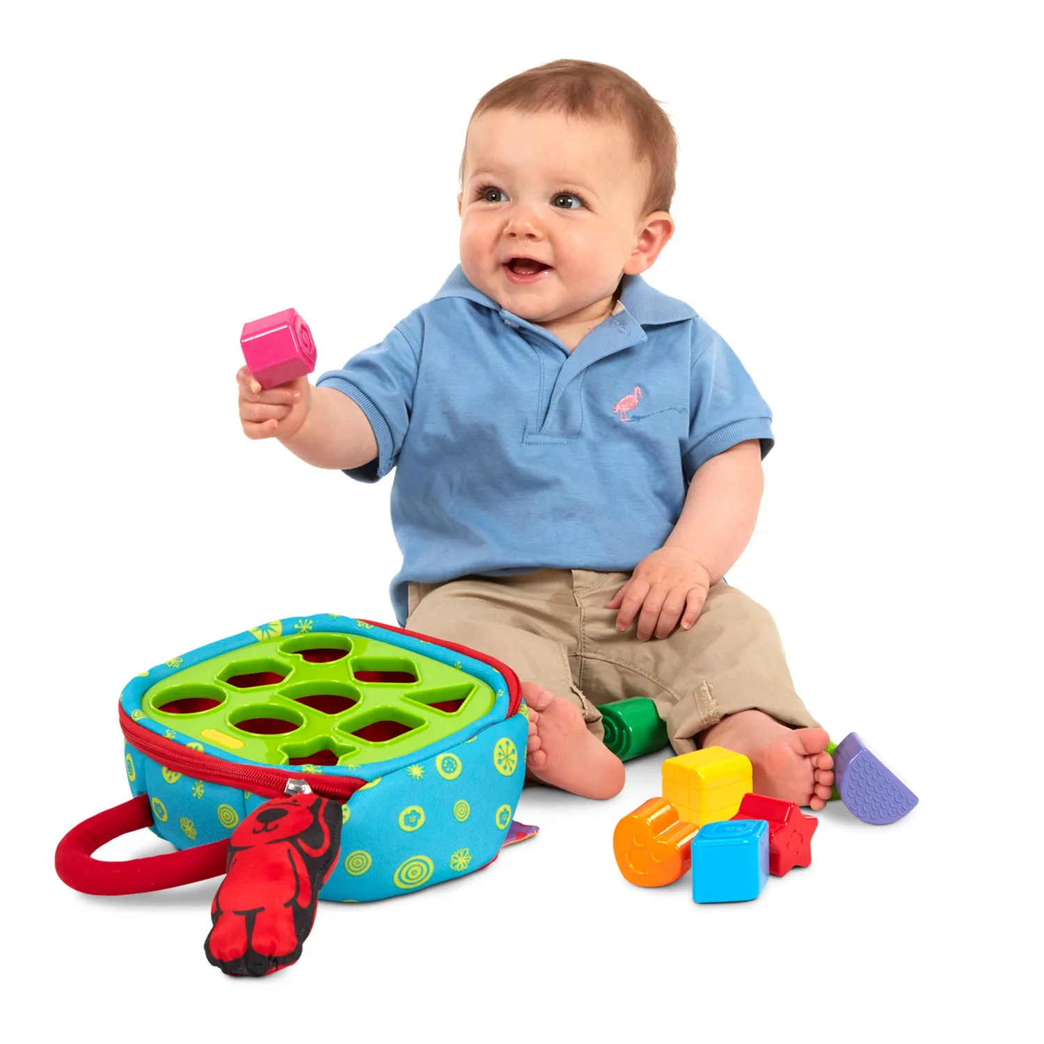Melissa & Doug K's Kids Take-Along vormenstoof baby 9 vormen