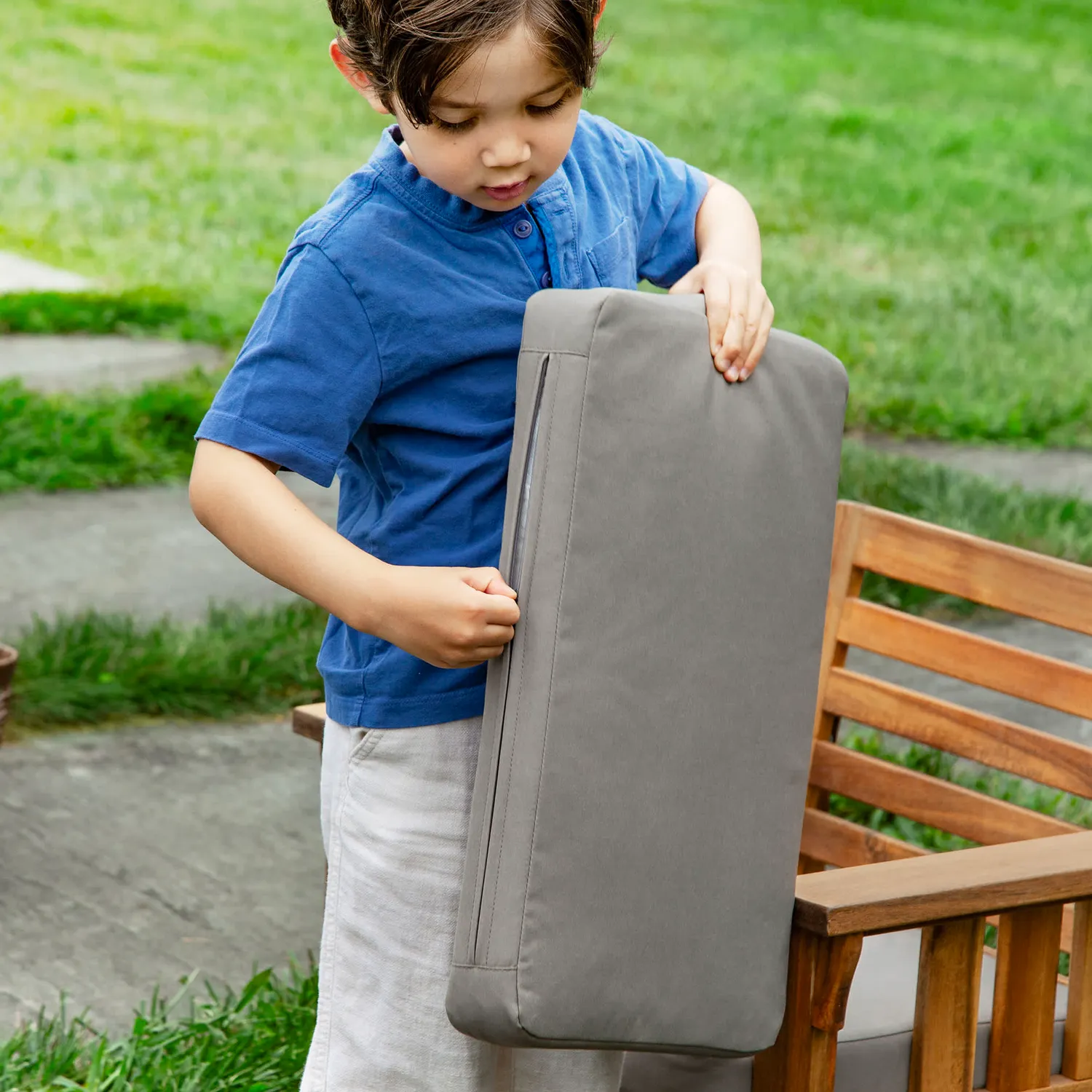 Martha Stewart Kids Outdoor kindertuinset 3-delig acacia