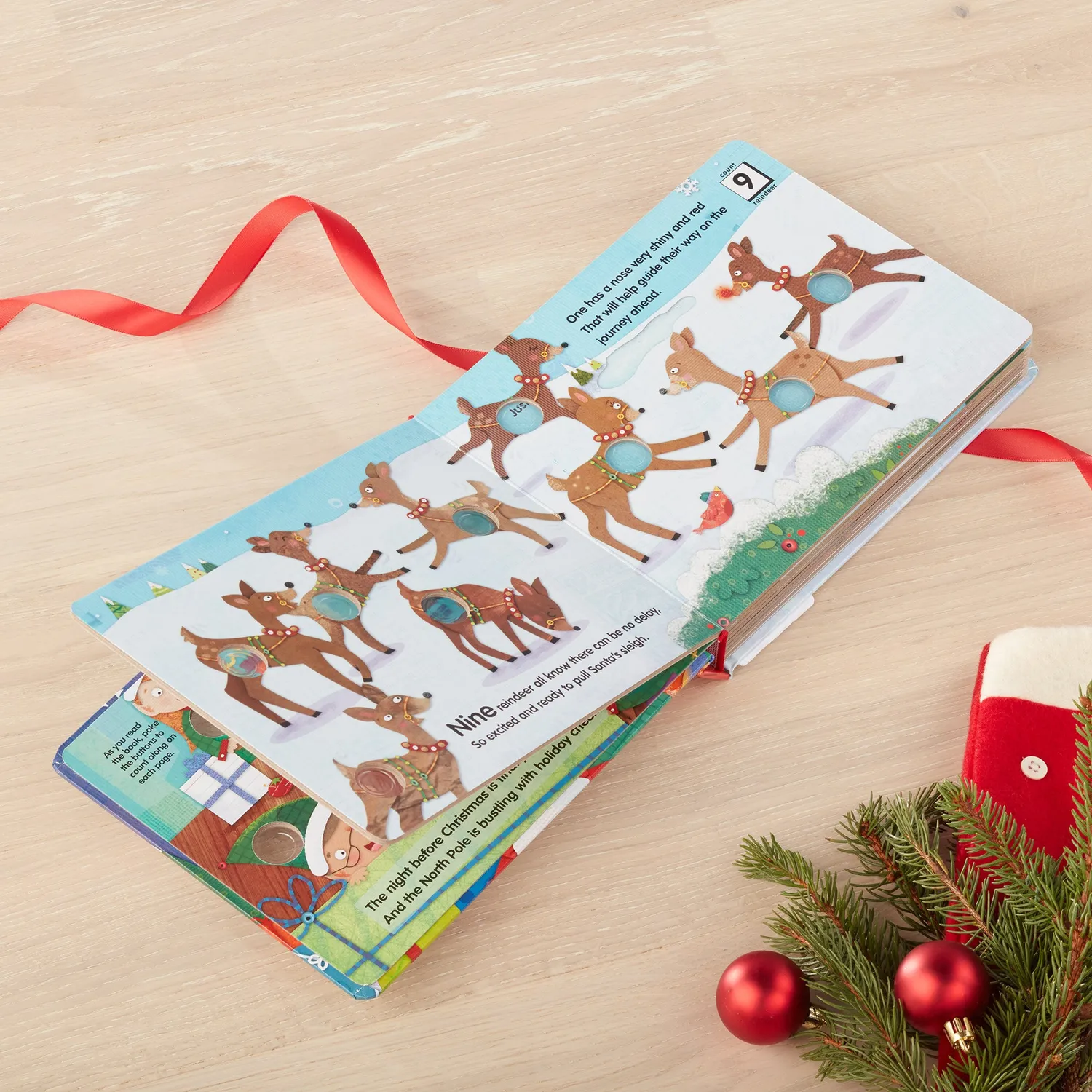 Melissa & Doug Poke-a-Dot The Night Before Christmas kartonboek 3-5 jaar