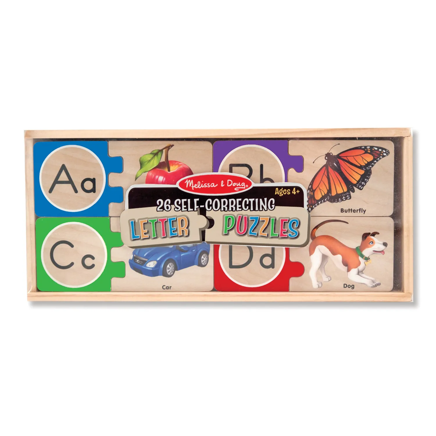 Melissa & Doug Early Learning puzzelset 3 houten puzzels
