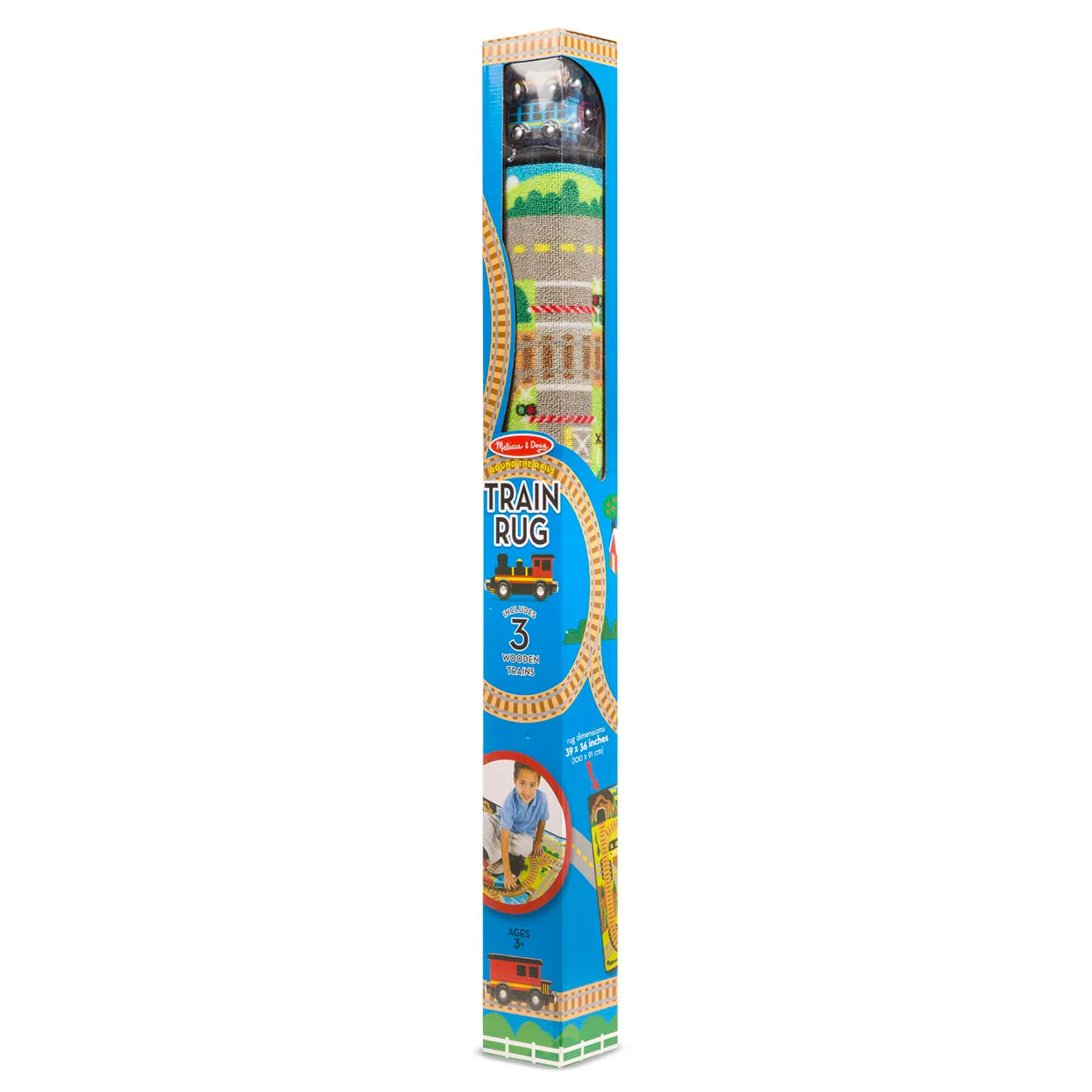 Melissa & Doug Round the Rails speelkleed trein 3 wagons
