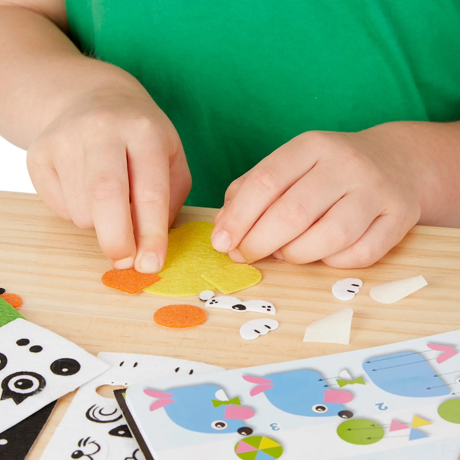 Melissa & Doug On-the-Go Felt Friends knutselset vilt 4 scenes