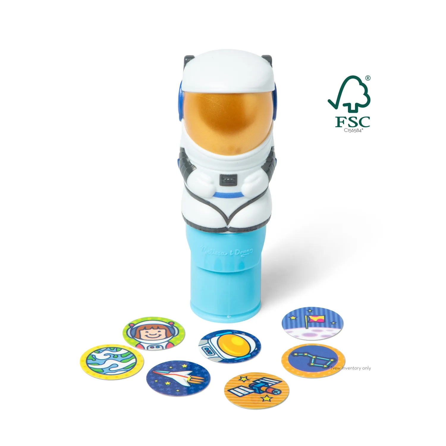 Melissa & Doug Sticker WOW! Astronaut stickerboek met stempel