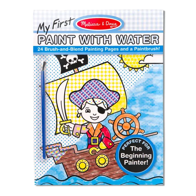 Melissa & Doug My First Paint With Water verfboek piraten
