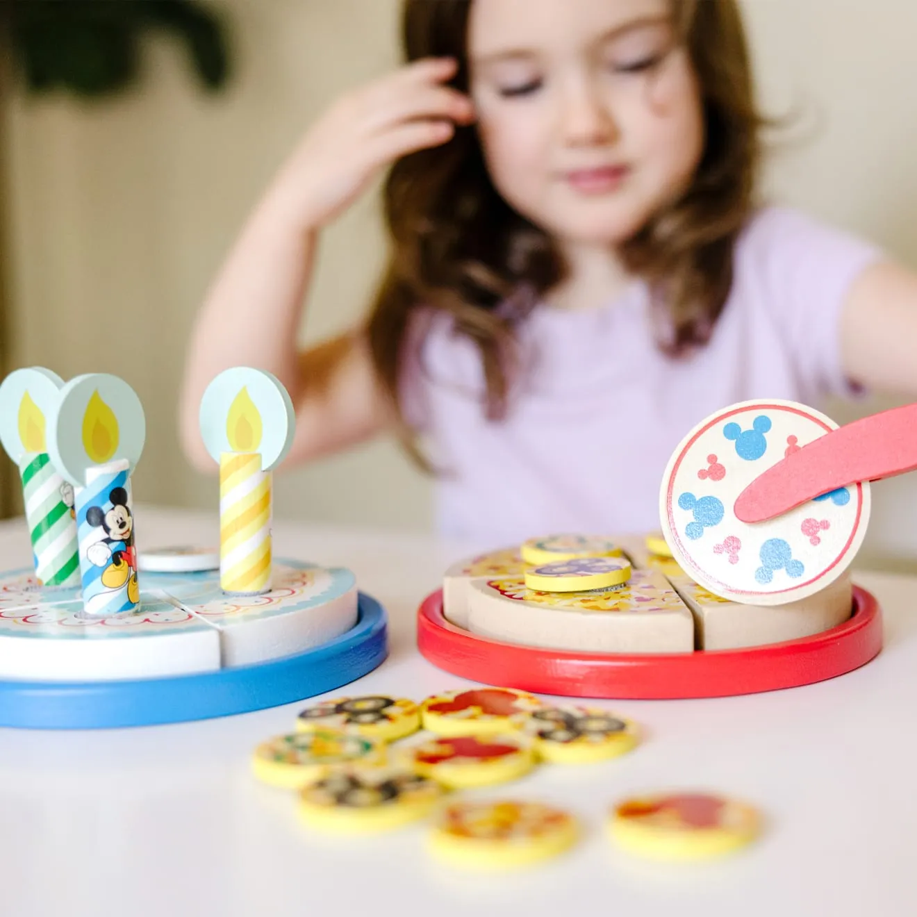 Melissa & Doug Mickey Mouse Pizza & Cake speelset hout