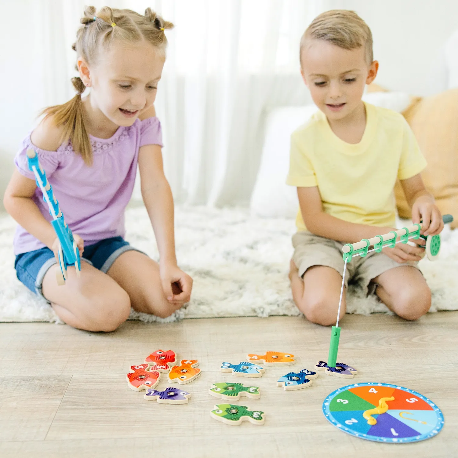 Melissa & Doug Catch & Count magnetisch visspel hout