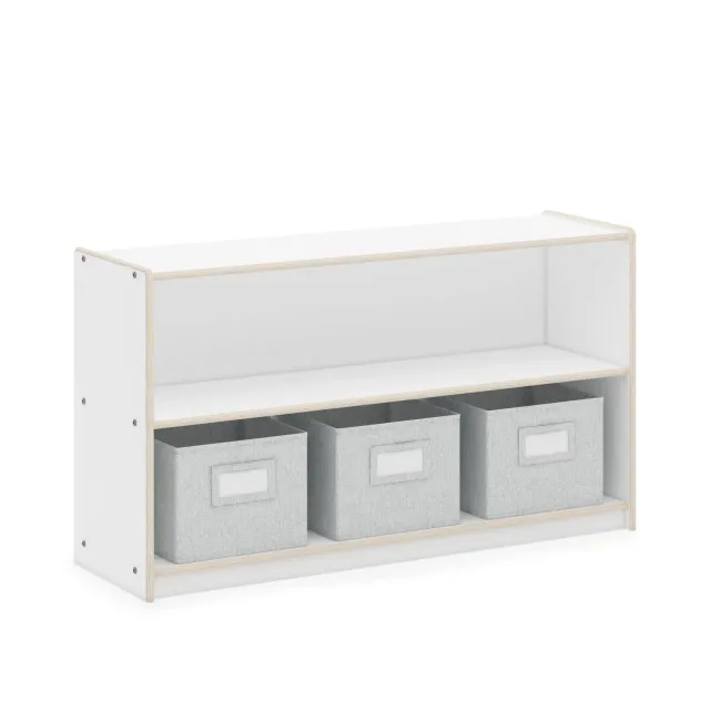 Guidecraft EdQ Open Opbergkast 2-planks 24 inch Naturel