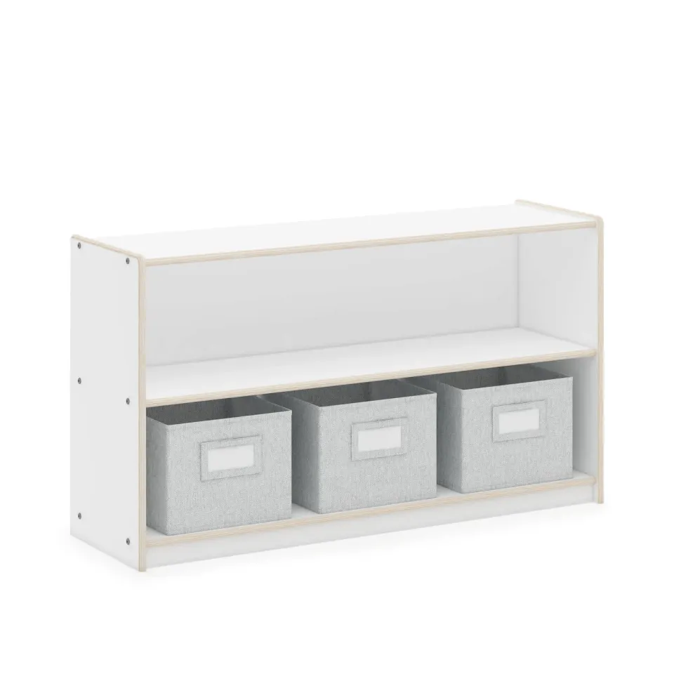 Guidecraft EdQ Open Opbergkast 2-planks 24 inch Naturel