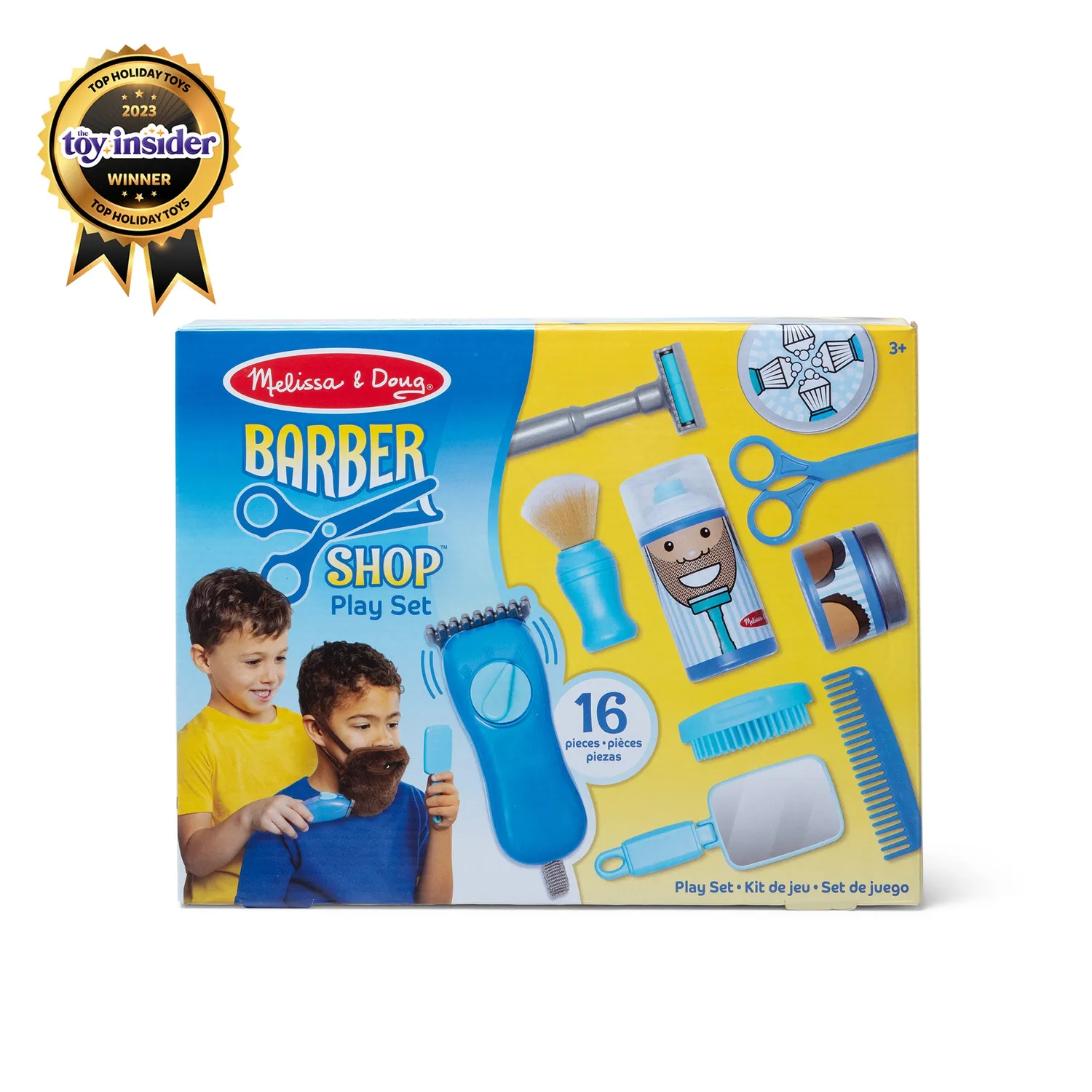 Melissa & Doug Barber Shop speelset kapper complete set