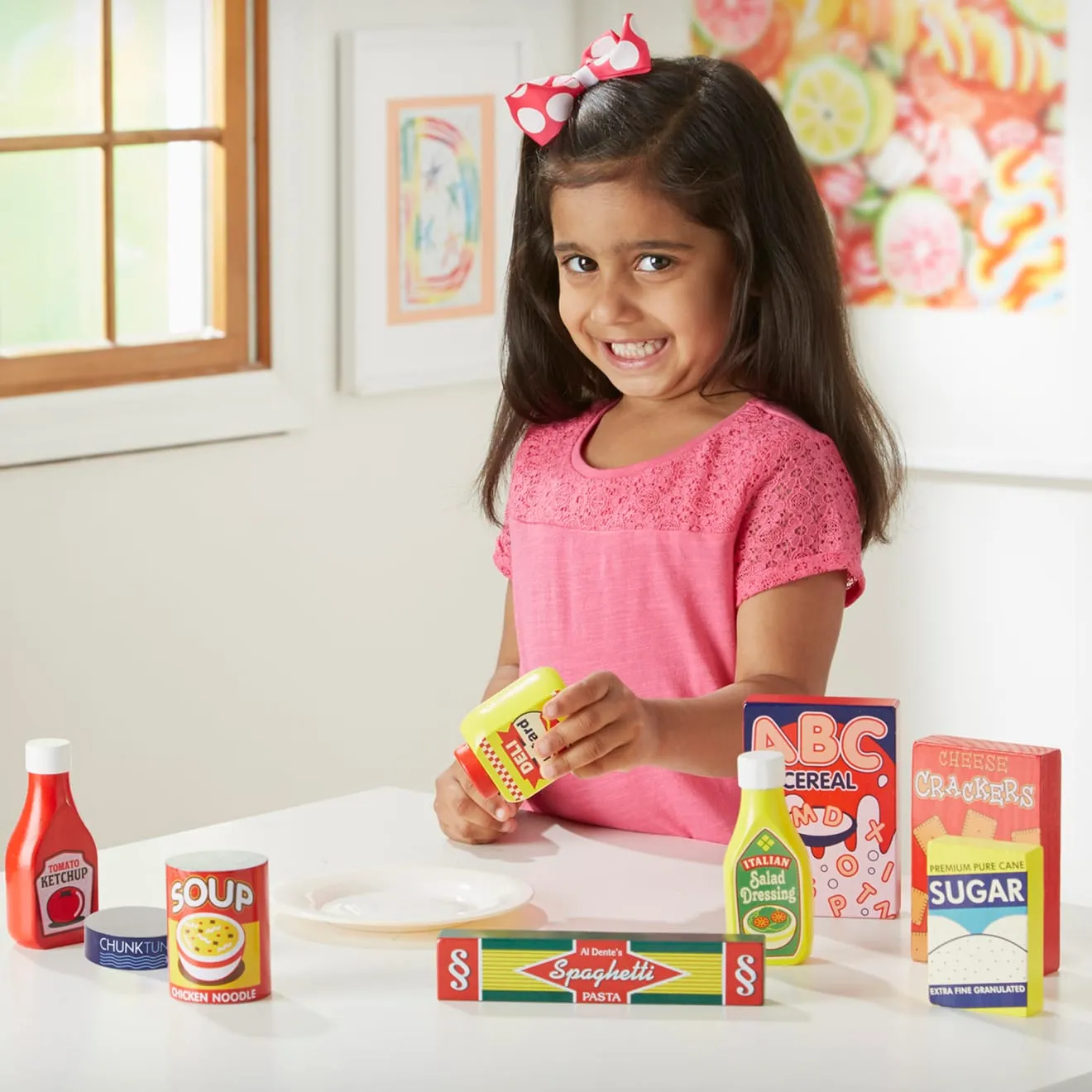 Melissa & Doug Pantry houten speeleten 9-delig