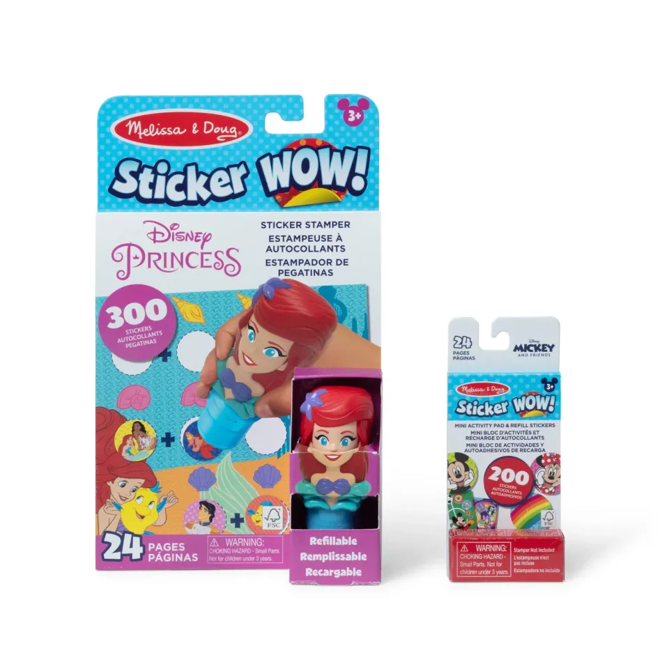 Melissa & Doug Sticker WOW Ariel stickerstempel bundel