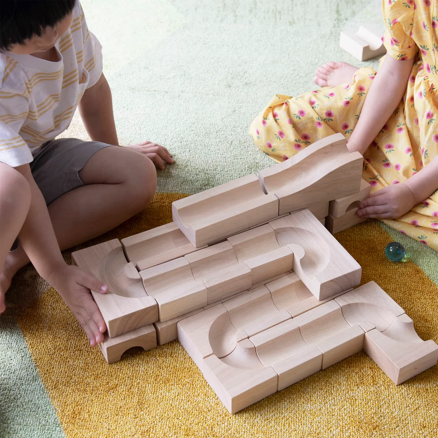 Guidecraft Unit Block Knikkerbaan 40-delig Hout STEM