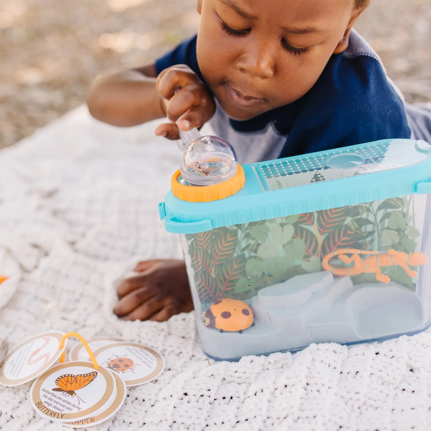 Melissa & Doug Let's Explore Terrarium speelset met loep