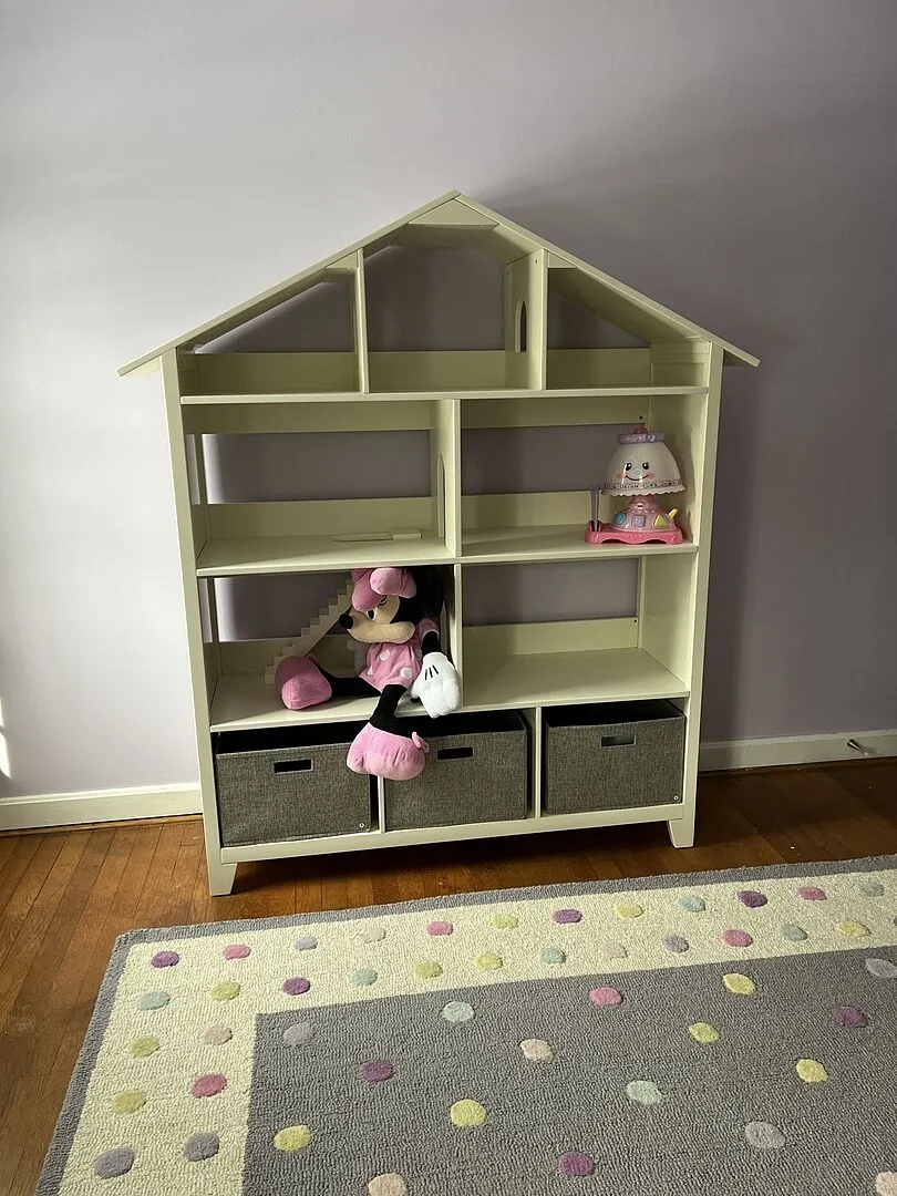 Guidecraft Martha Stewart Kids Dollhouse boekenkast linen