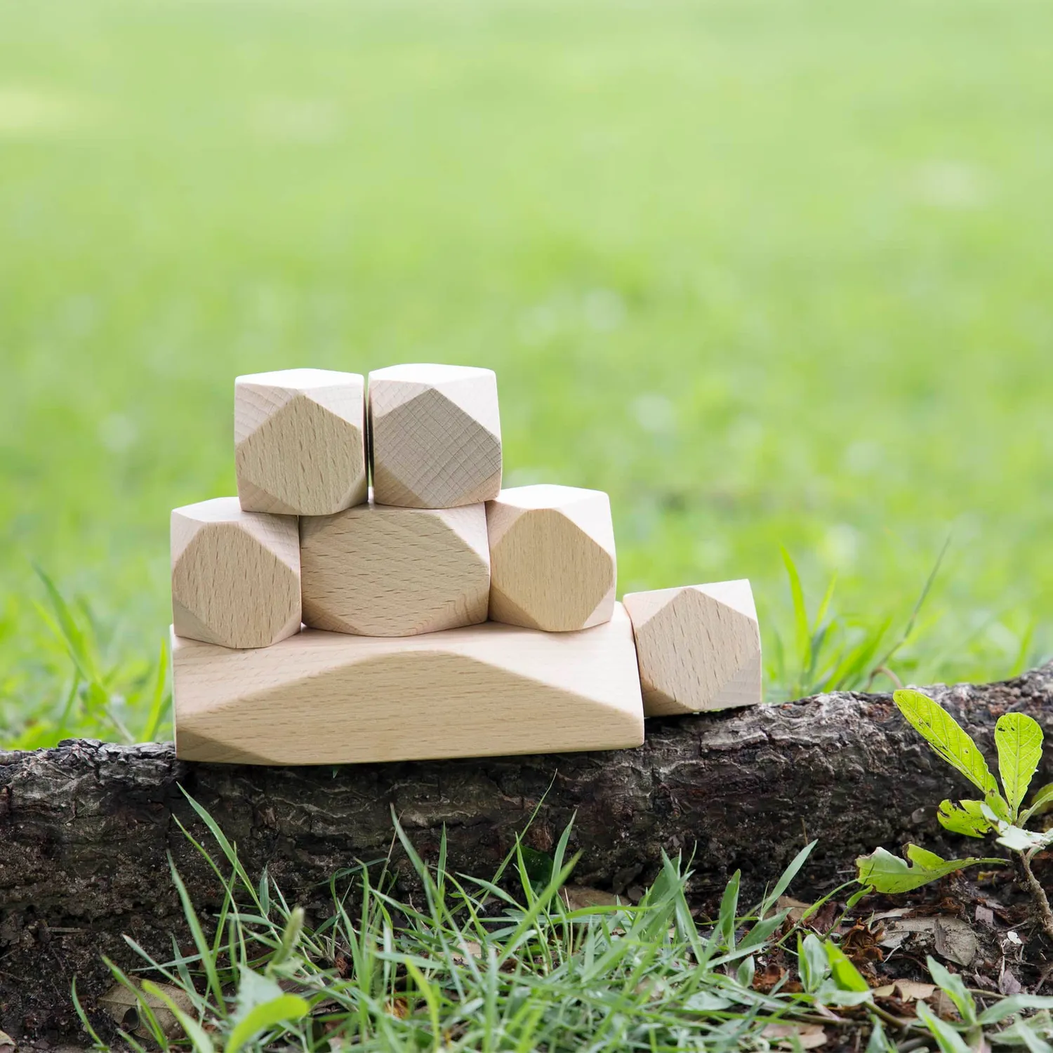 Guidecraft Wood Stackers Standing Stones stapelstenen 20-delig