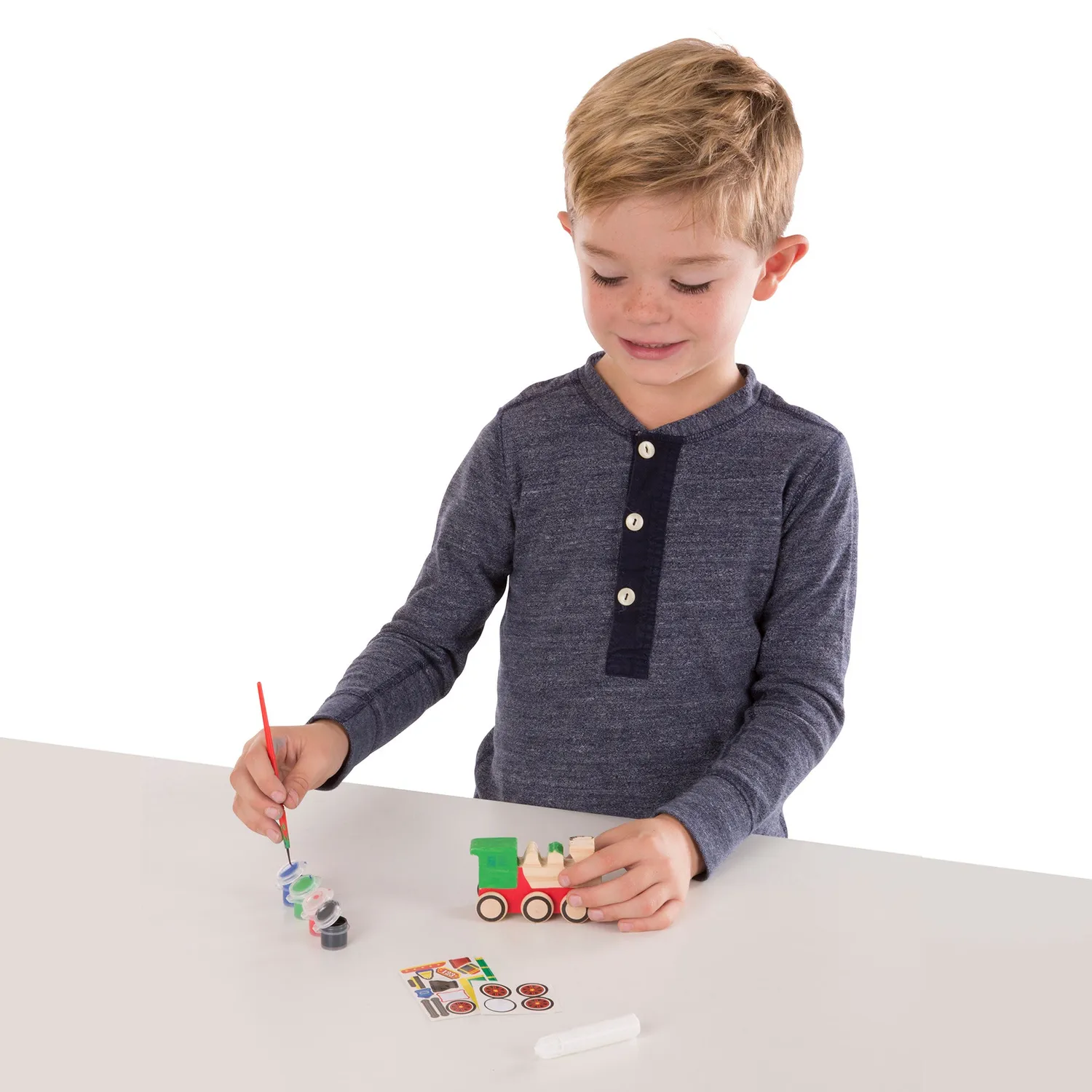 Melissa & Doug Created by Me knutselset voertuigen 2-pack