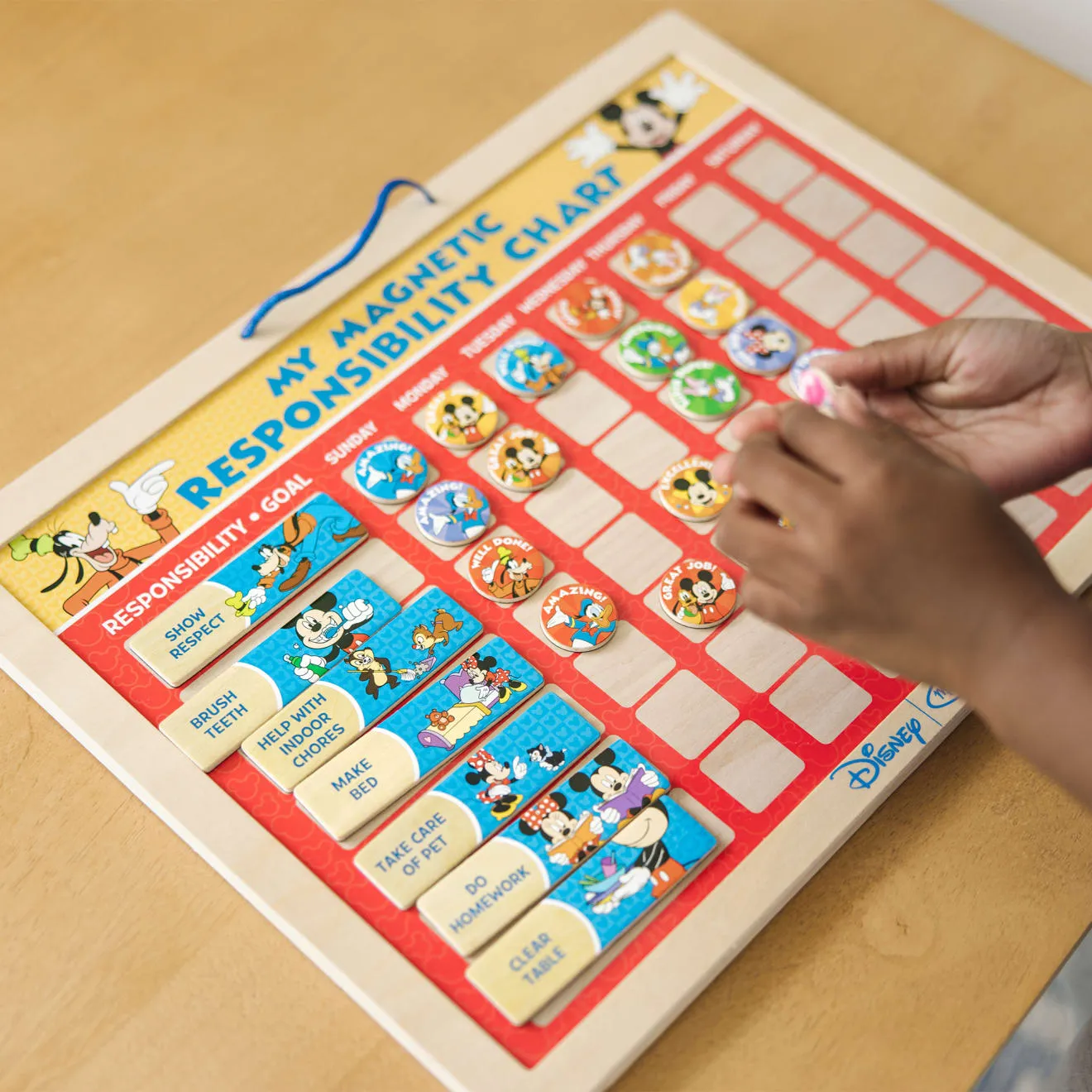 Melissa & Doug Mickey Mouse magneetbord beloning 90st