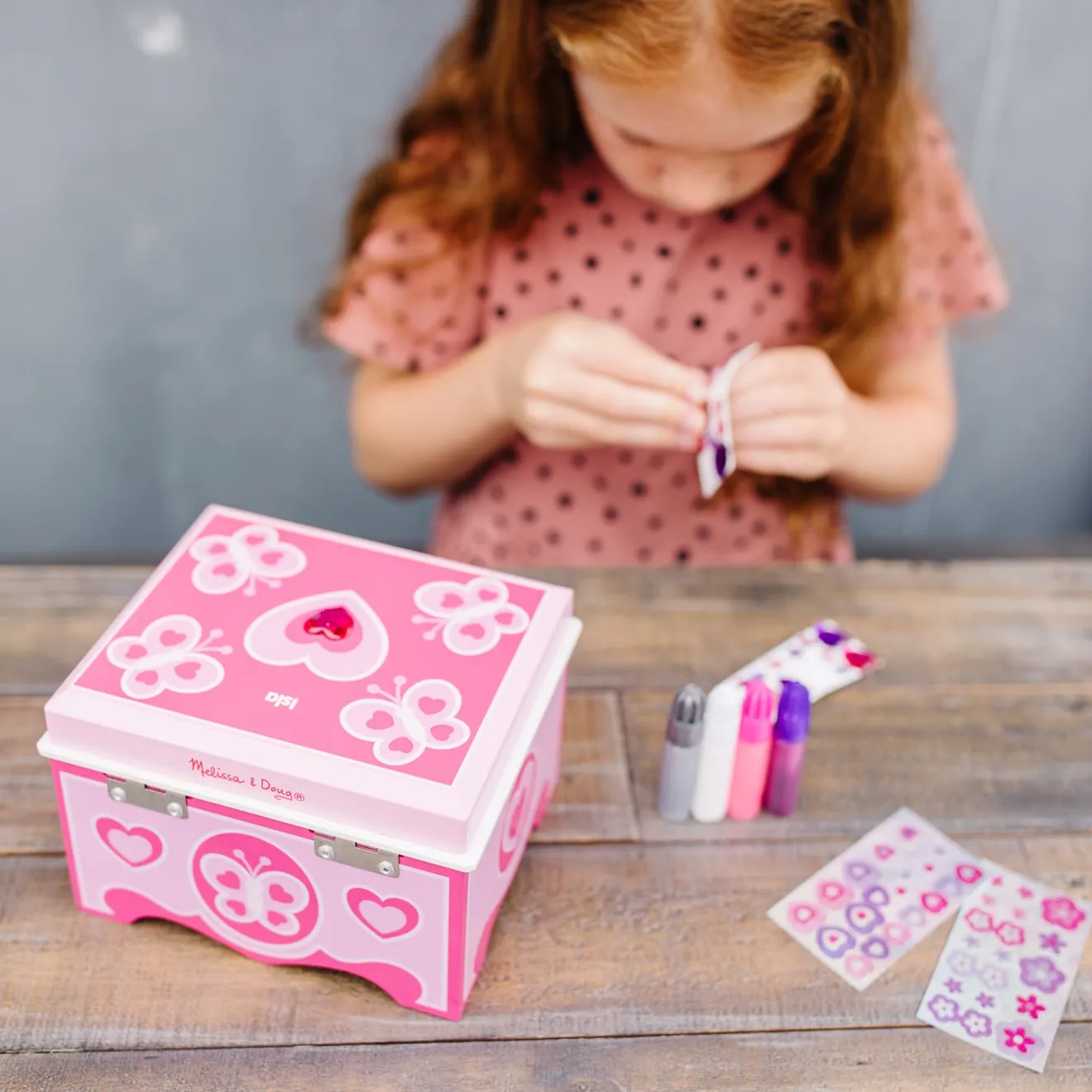 Melissa & Doug Created by Me! Sieradendoos Knutselset Houten