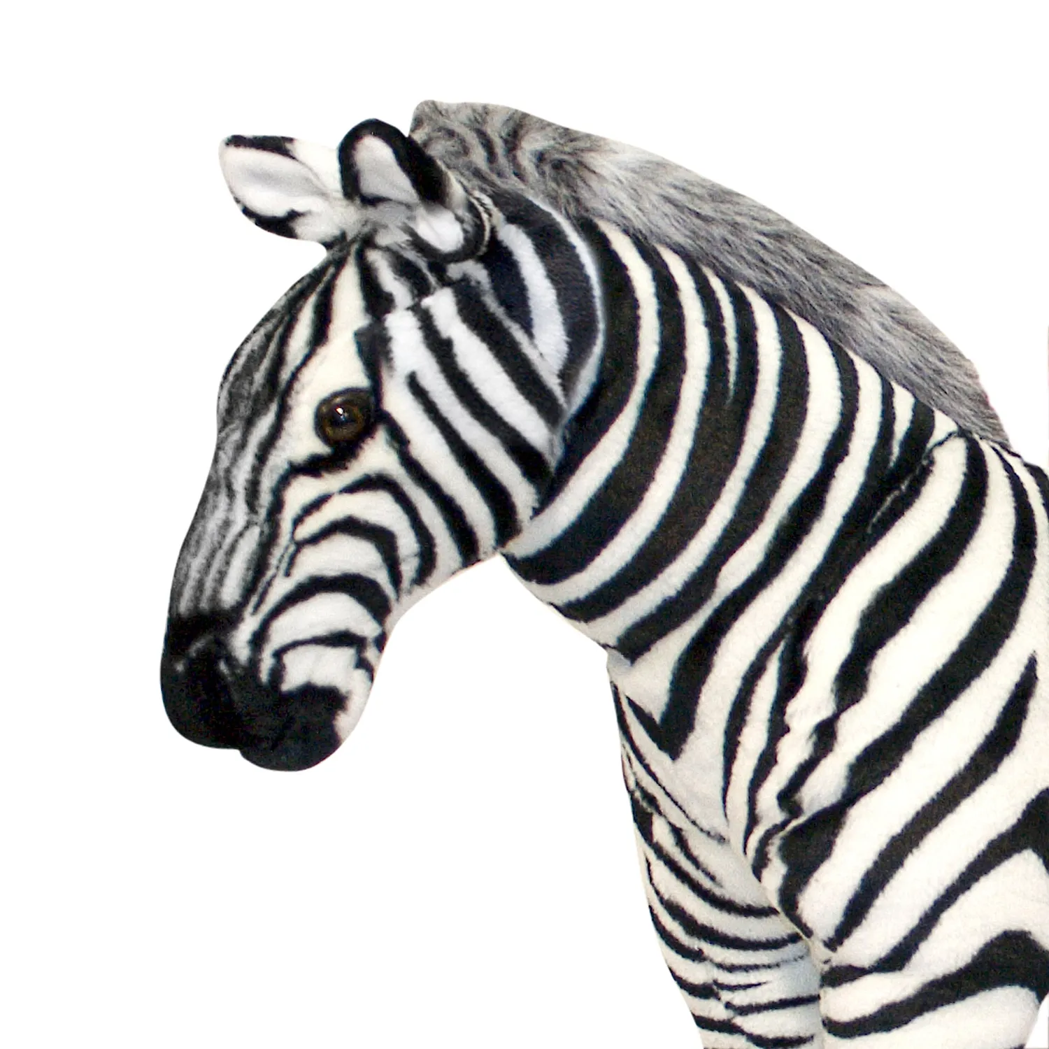 Melissa & Doug Zebra knuffel groot staand 76 cm