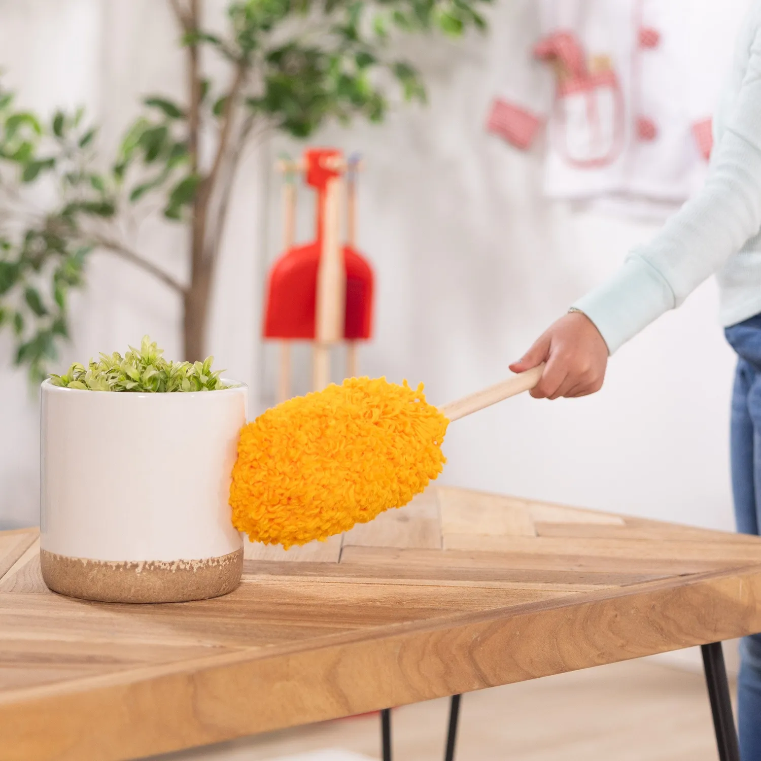 Melissa & Doug Dust Sweep Mop schoonmaakset 6-delig