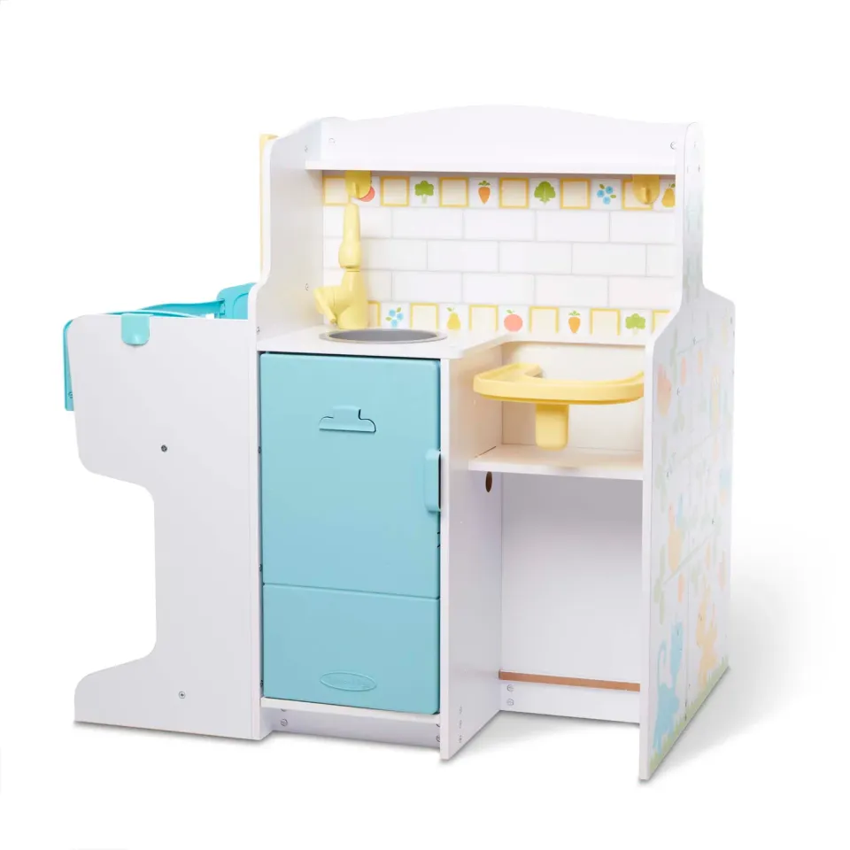 Melissa & Doug Mine to Love Baby Care Verzorgingscentrum hout