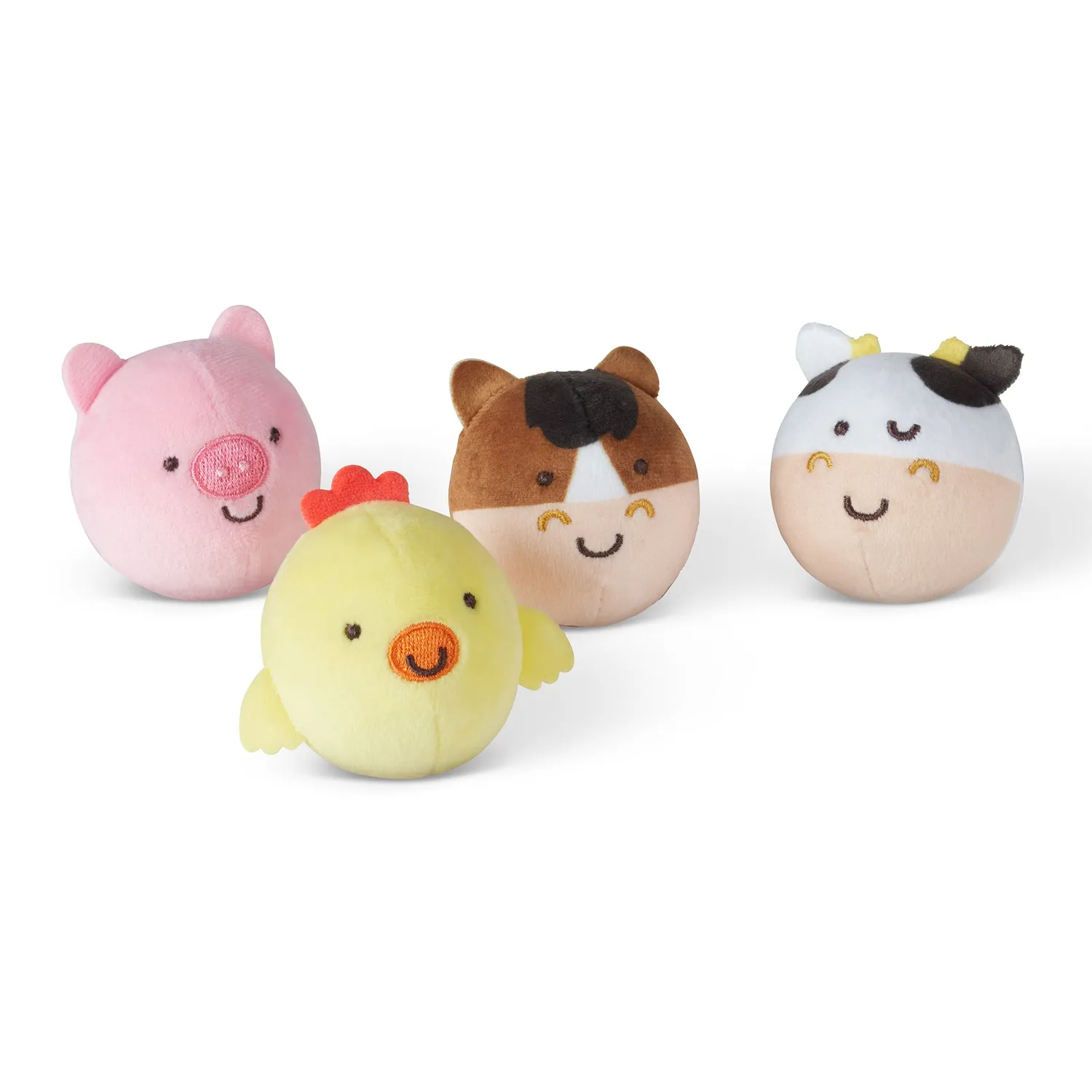 Melissa & Doug Rollables Farm Friends rolspeeltjes 4 stuks zacht