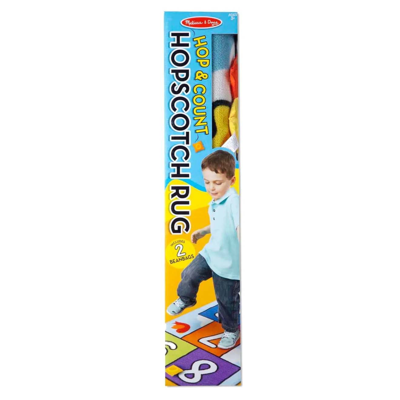 Melissa & Doug Hop & Count hinkelmat met pittenzakjes antislip