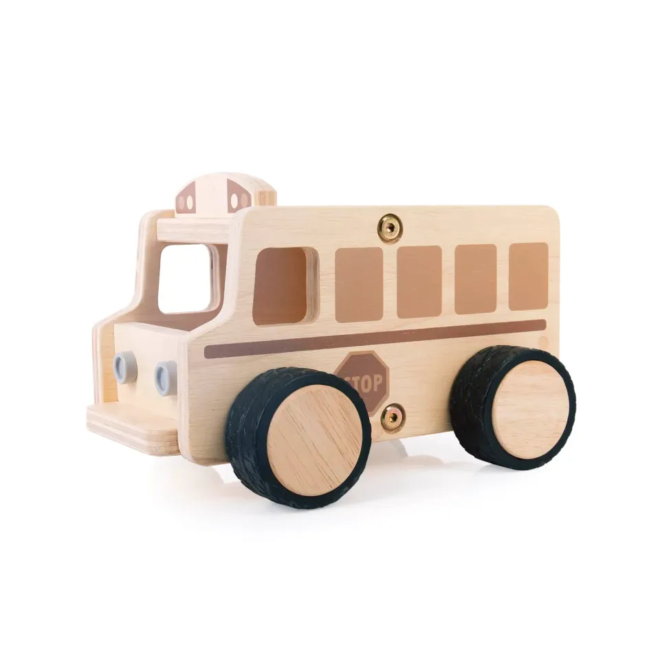 Guidecraft Wooden School Bus houten schoolbus groot