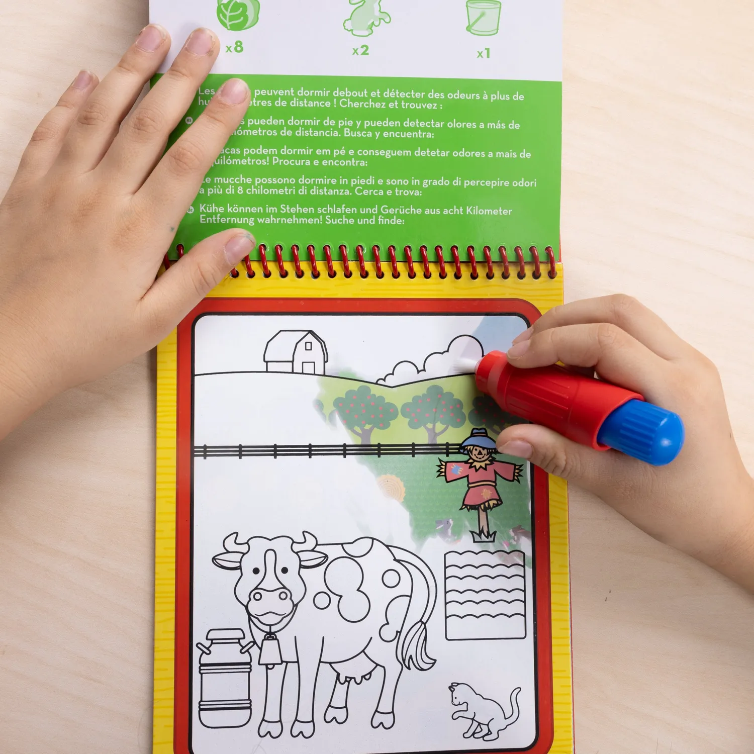 Melissa & Doug On the Go Water Wow kleurboek boerderij