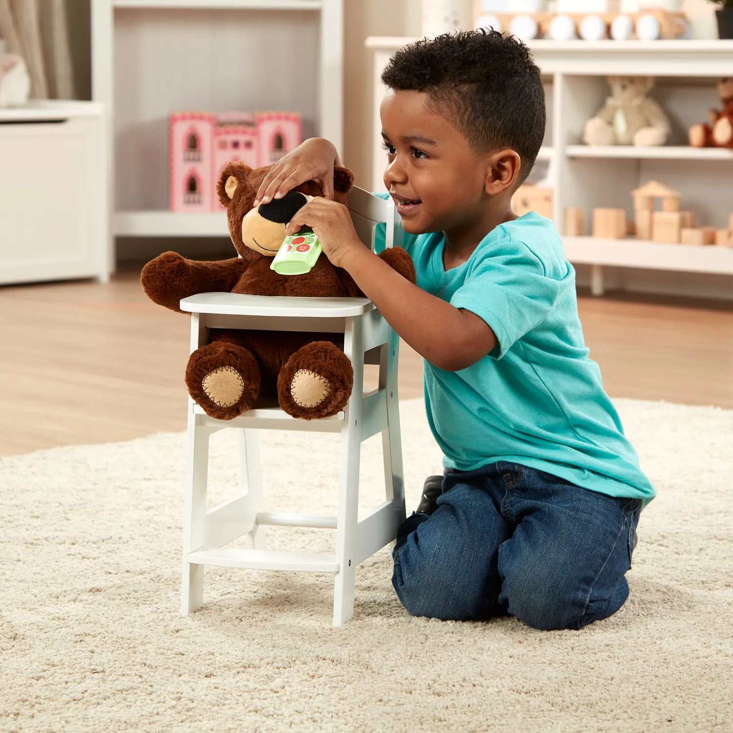 Melissa & Doug Mine to Love kinderstoel poppen hout
