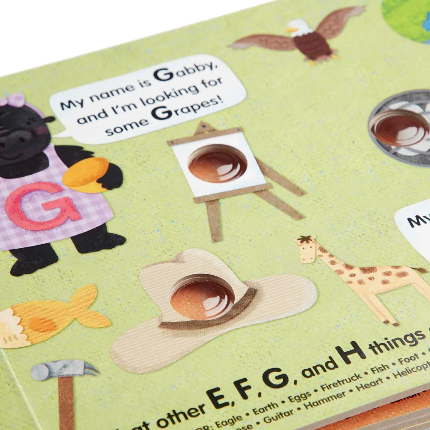 Melissa & Doug Poke-a-Dot ABC zoekboek met klikknopjes