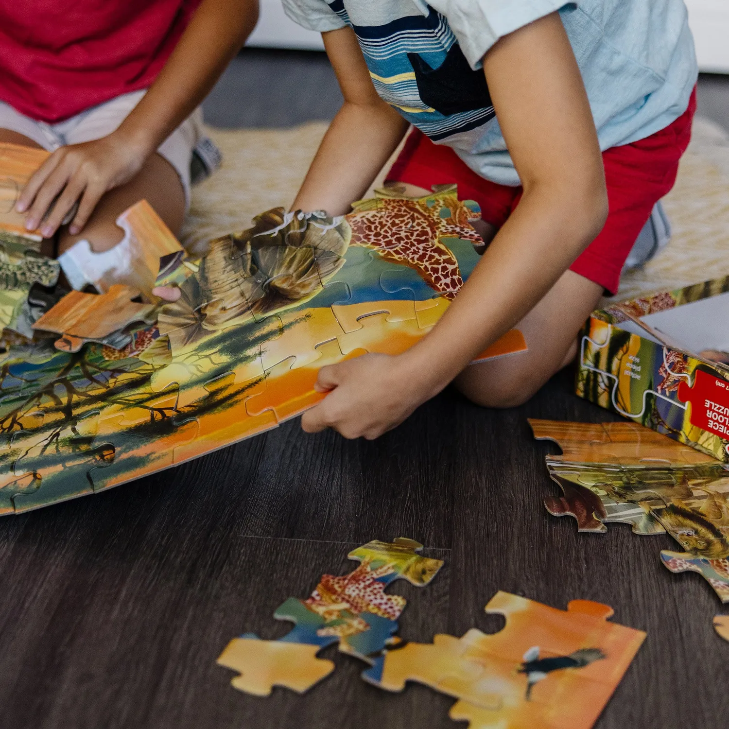 Melissa & Doug Safari Floor Puzzle vloerpuzzel 100 stukjes