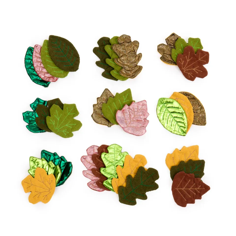 Guidecraft Crinkle Leaves sensorische blaadjes 30 stuks naturel