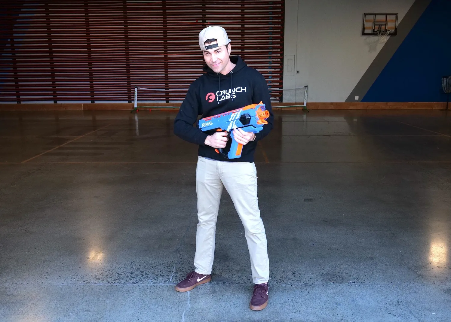 Mark Rober CrunchLabs Logo hoodie zwart