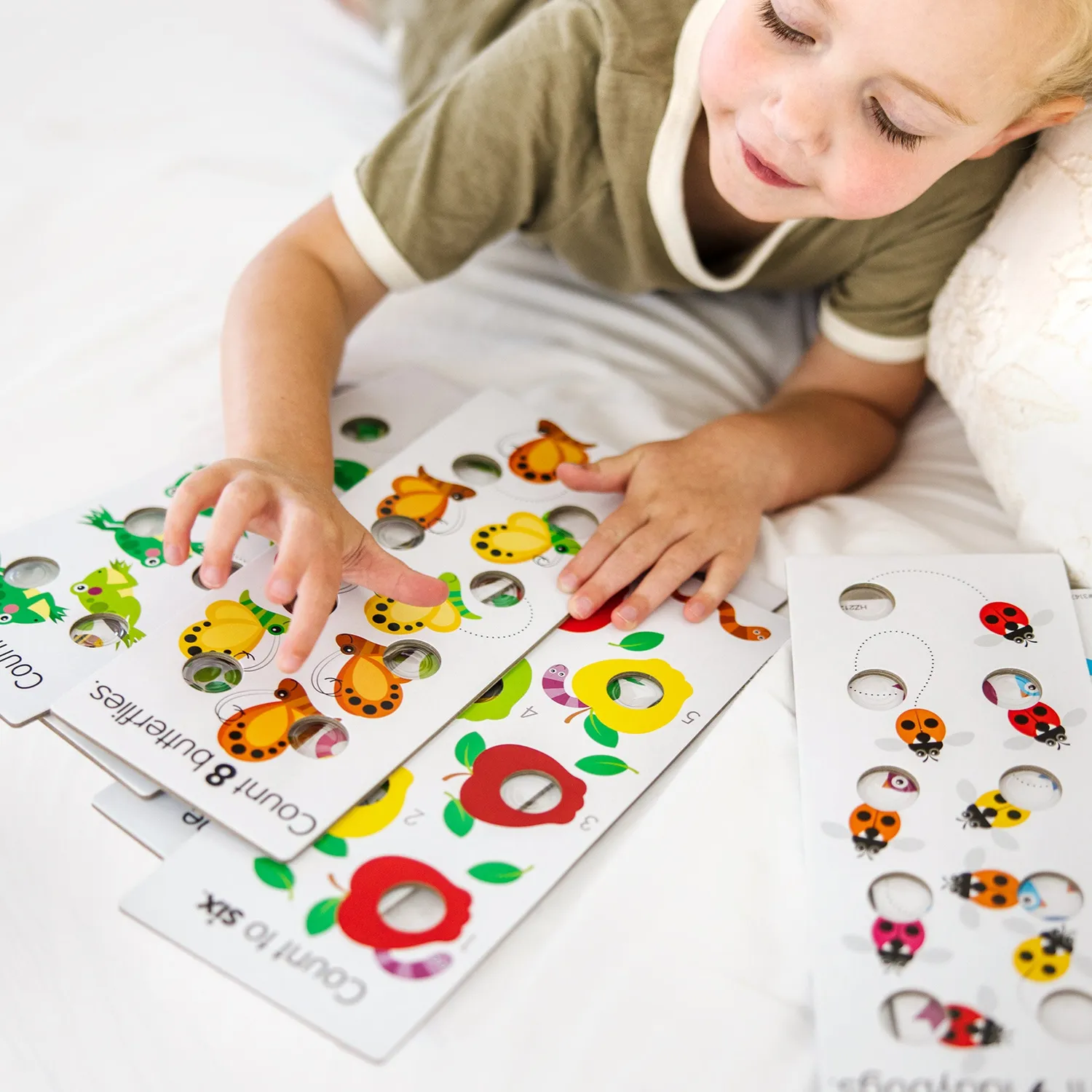 Melissa & Doug Poke-A-Dot Jumbo Number Learning Cards leerkaarten